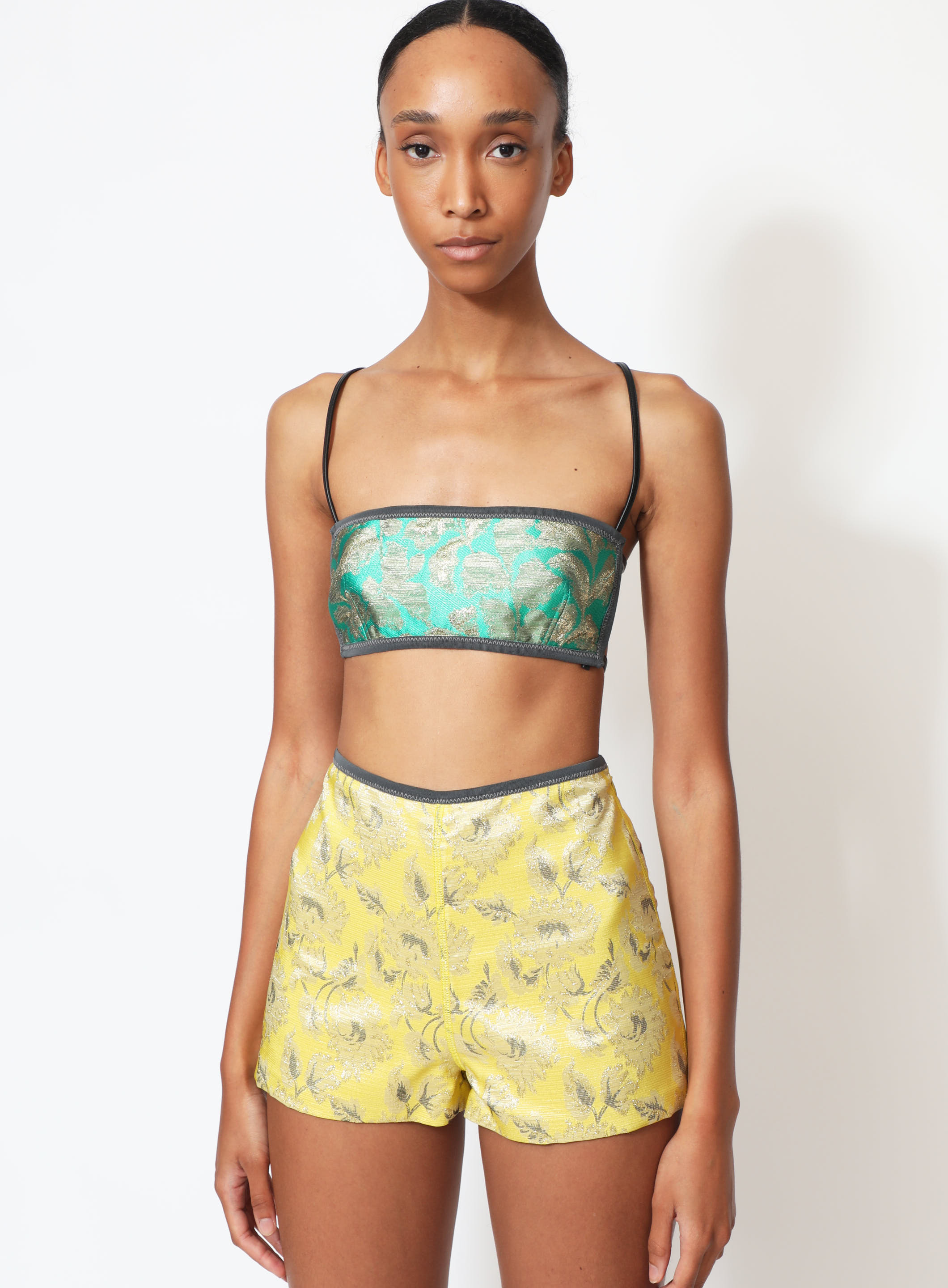 2021 Brocade Metallic Bandeau Set | Authentic & Vintage | ReSee