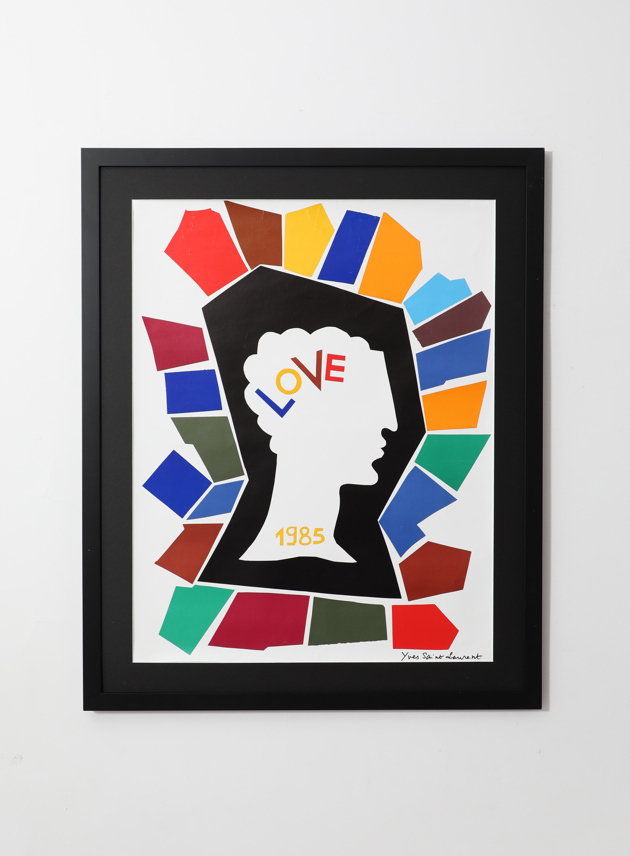 Artwork Yves St Laurent Love Posters Ysl Paint Pop Art Ysl