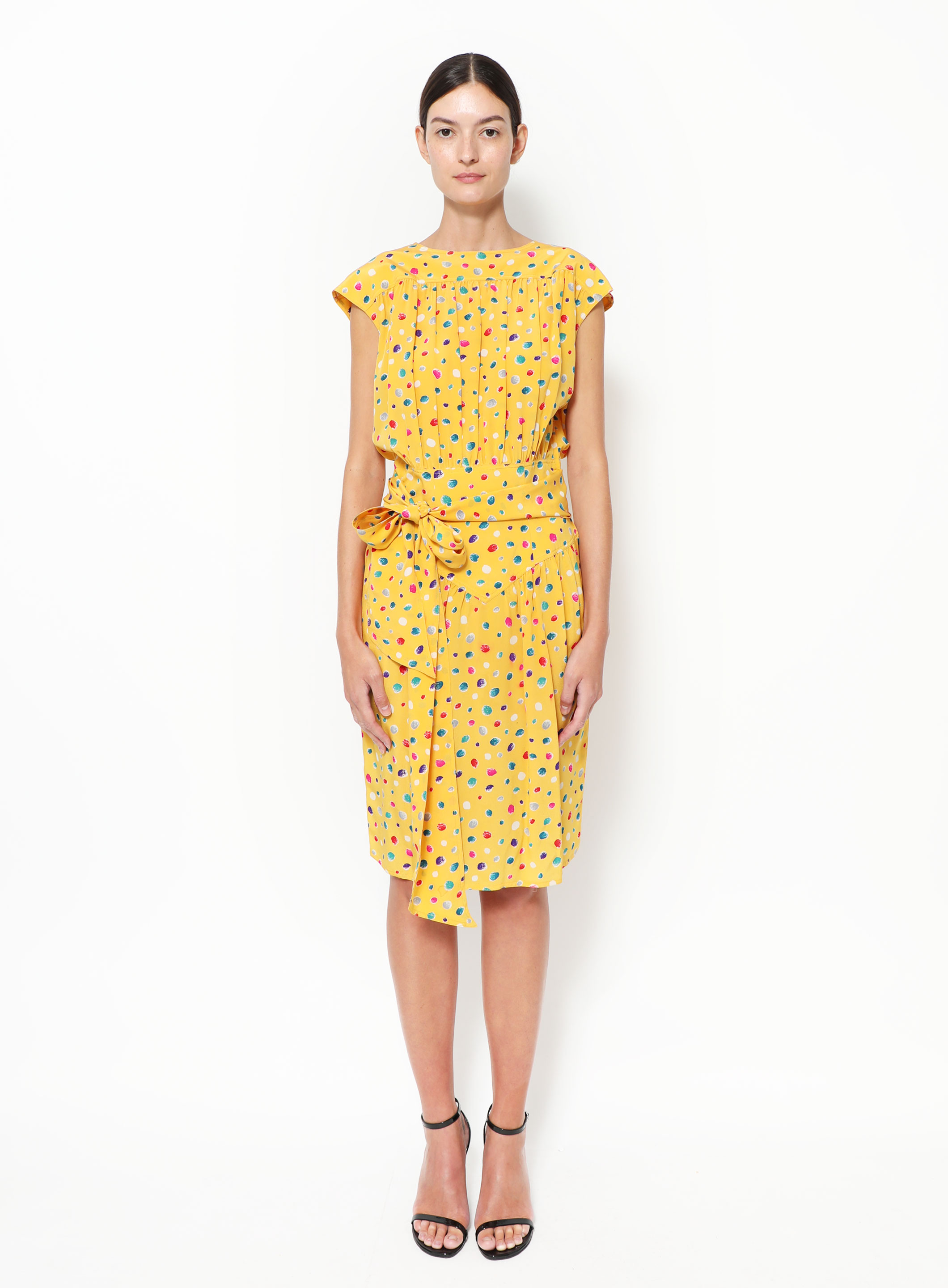 Vintage Knitted Dress with Belt