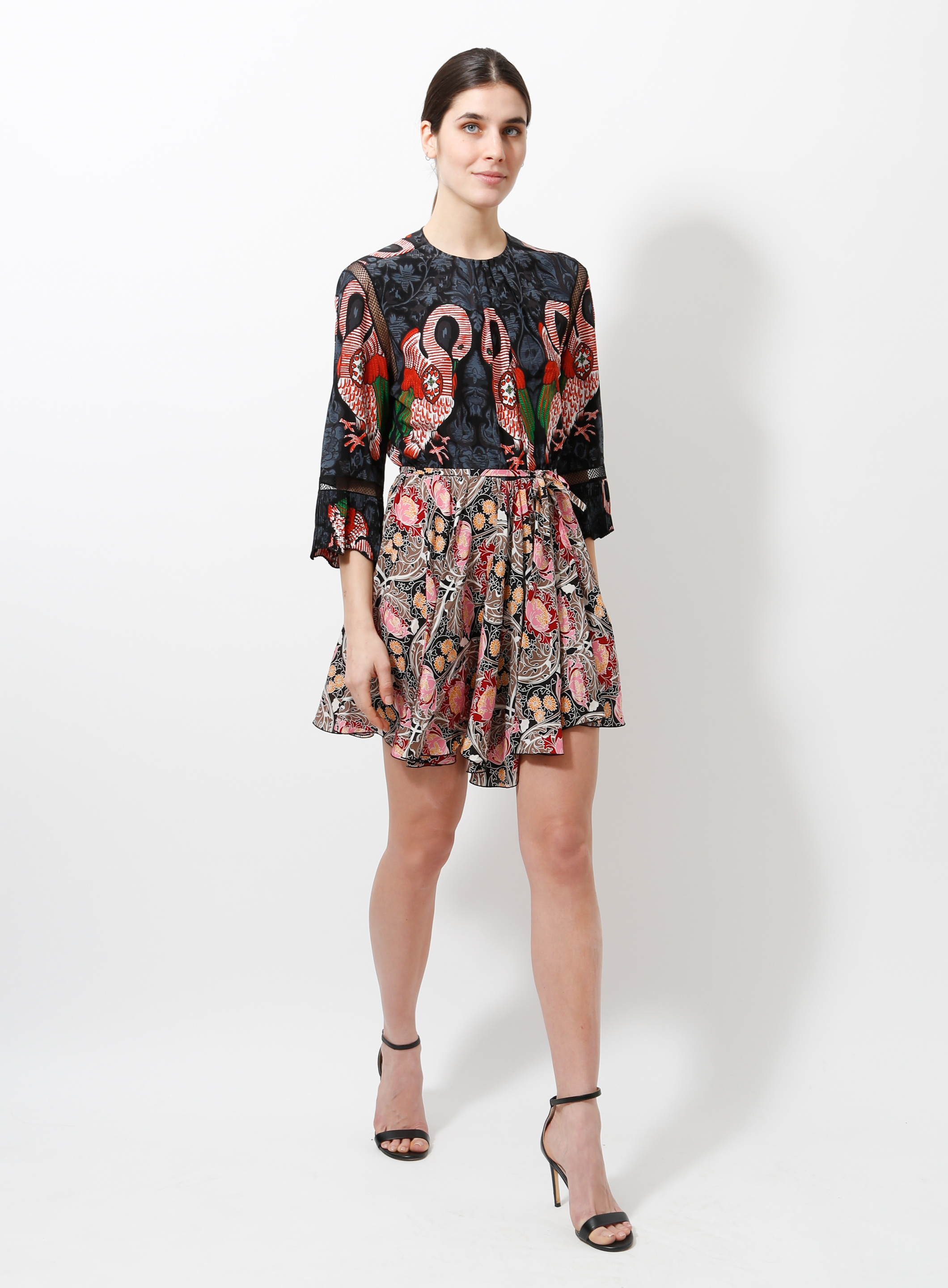 Spring 2015 Abstract Floral Dress, Authentic & Vintage