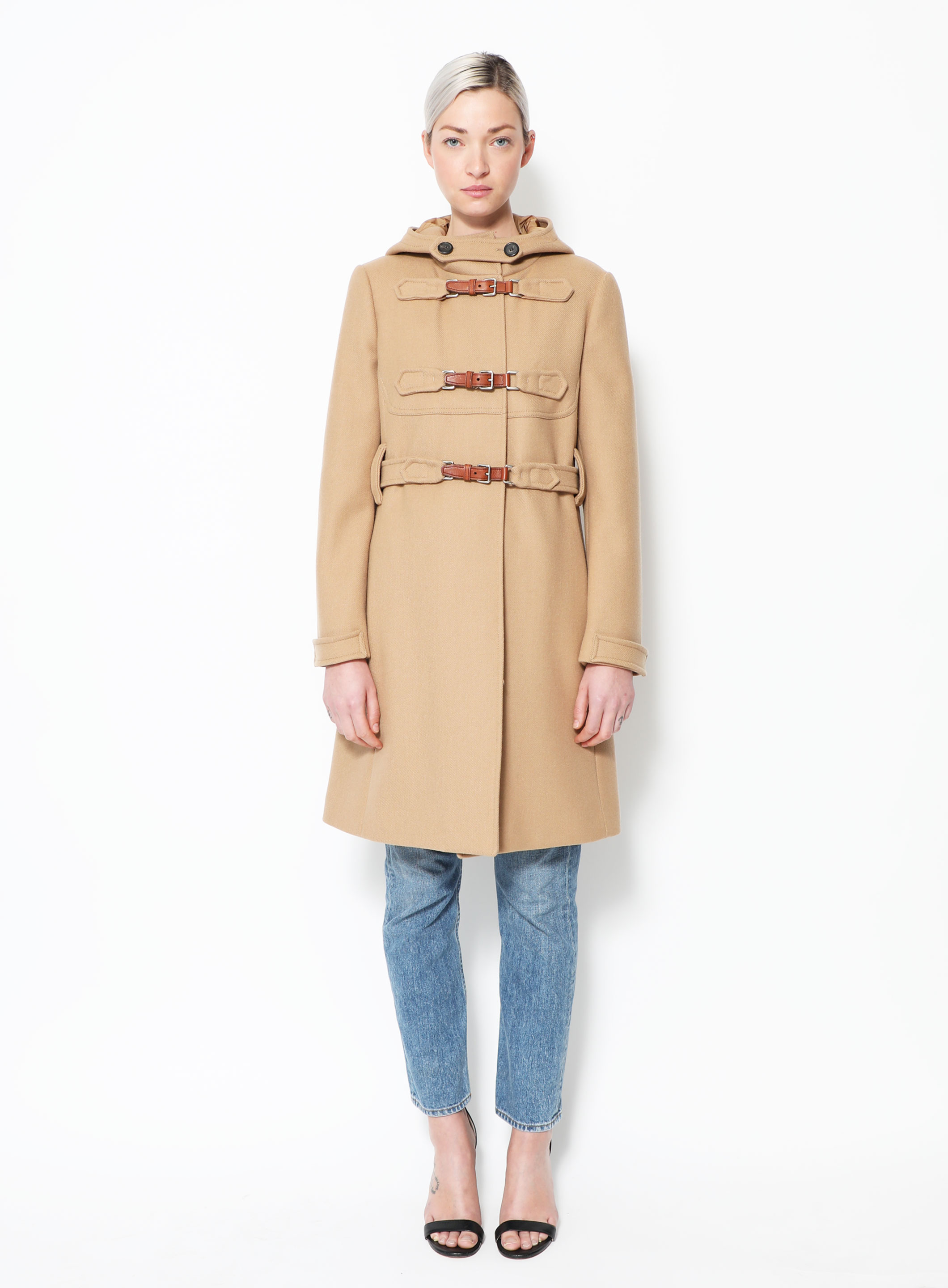 Louis Vuitton Womens Coats, Beige, 44 (Stock Check Required)