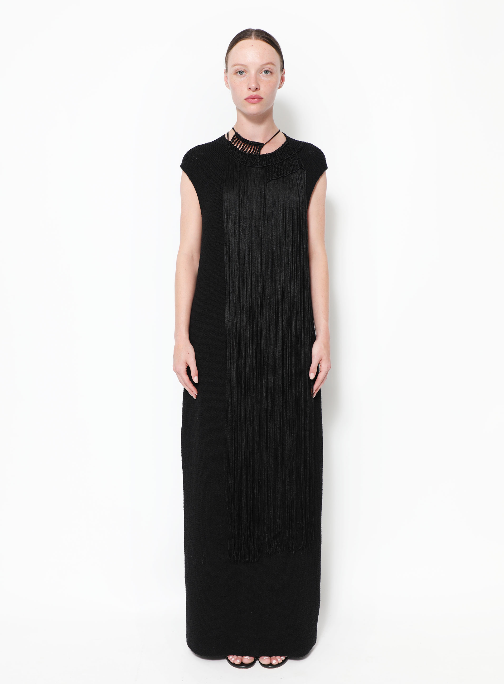 F/W 2020 Fringed Silk Dress | Authentic & Vintage | ReSee