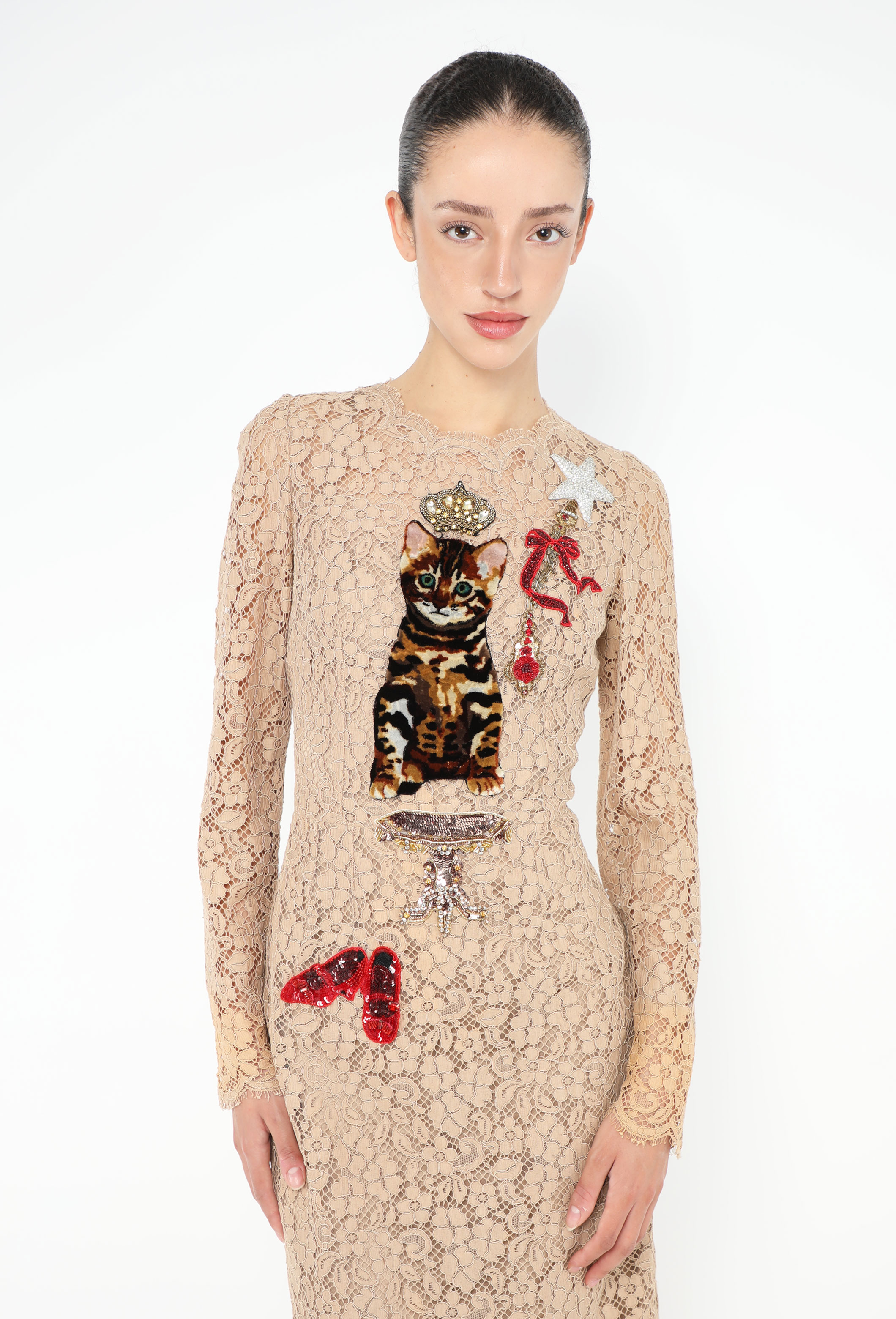 2016 Embellished Lace Dress - Dolce & Gabbana | ReSee