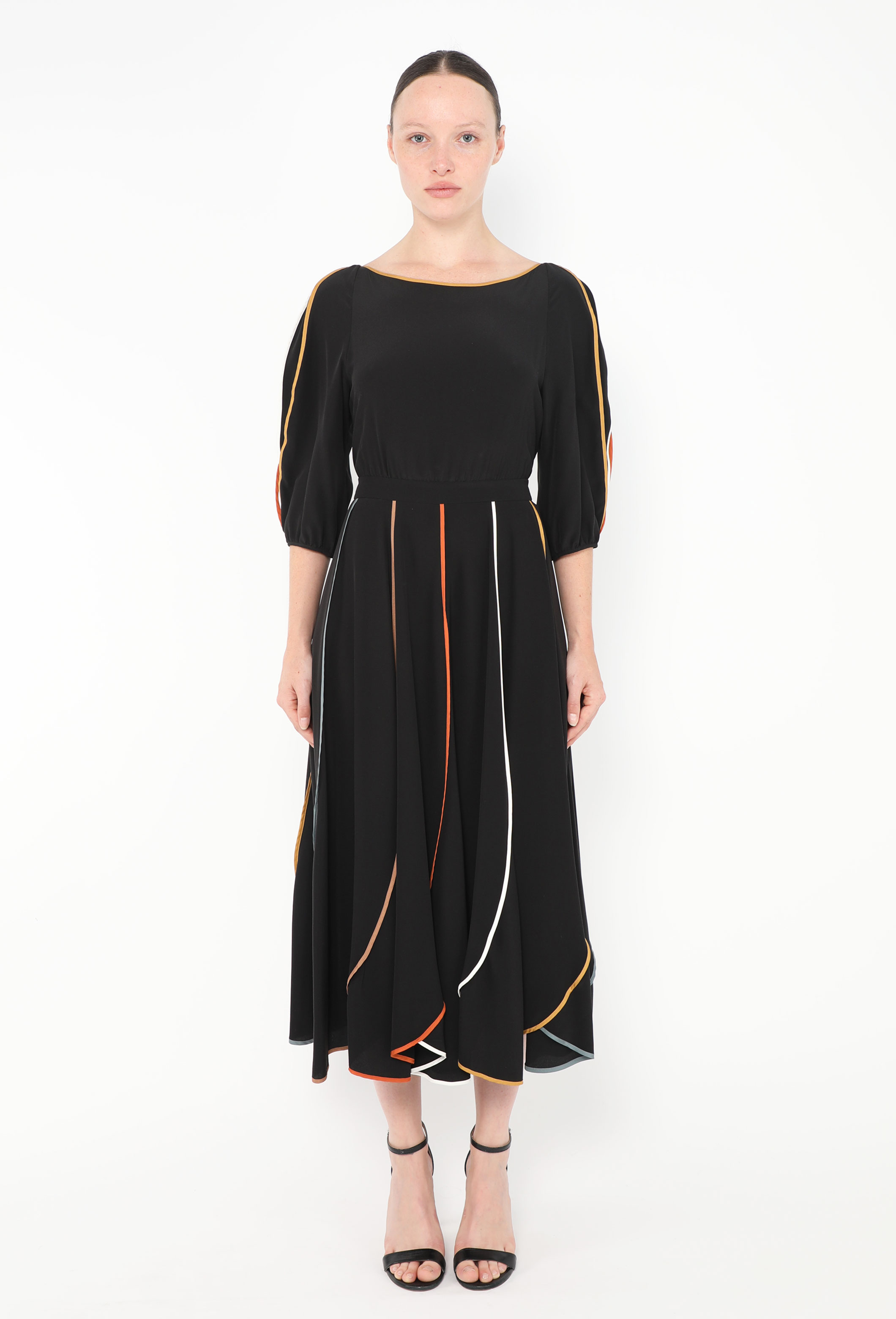 Resort 2018 Contrast Trim Silk Dress Dior ReSee