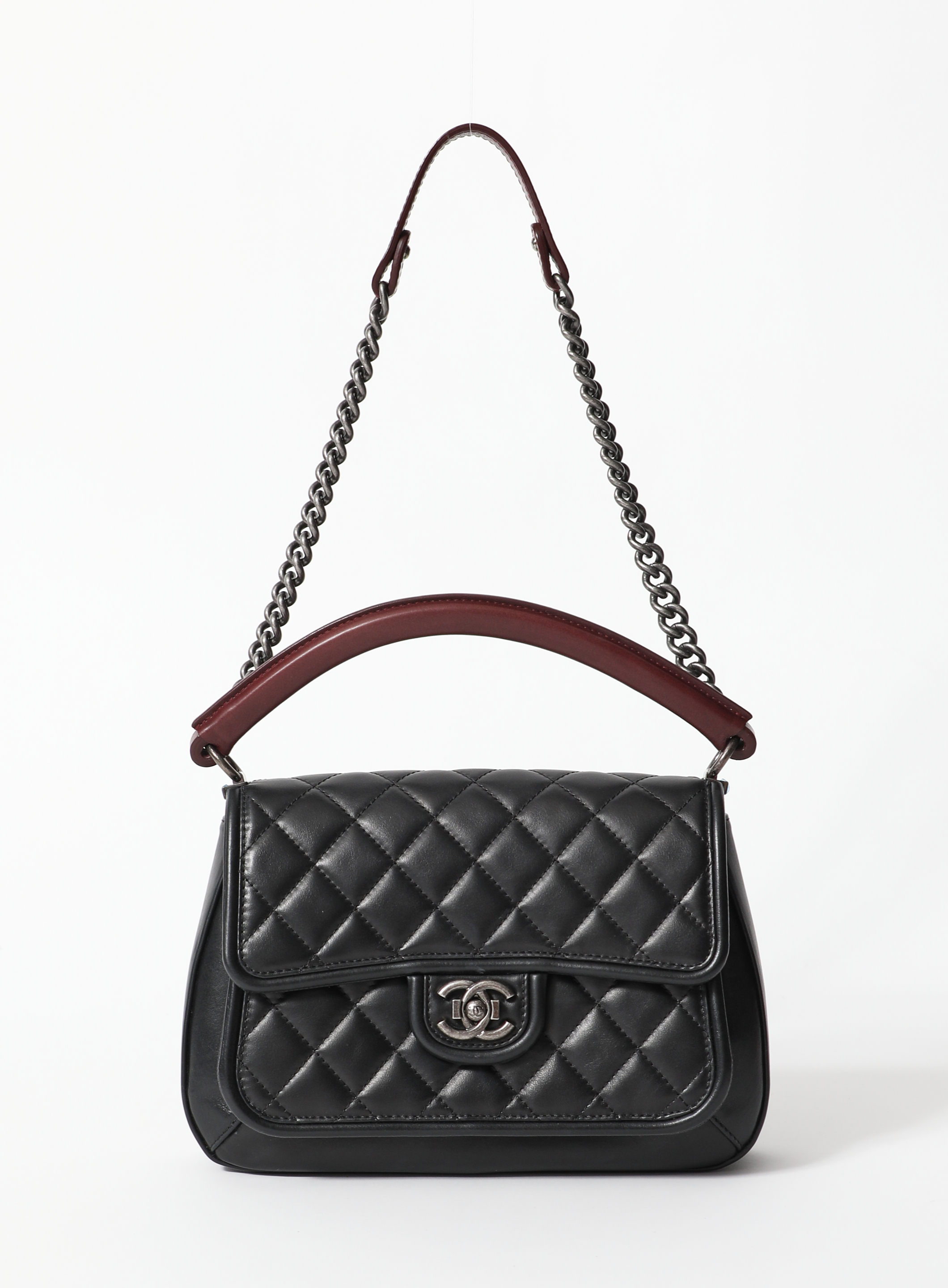 Chanel Quilted Caviar Jumbo Double Flap Mauve with Rhodium