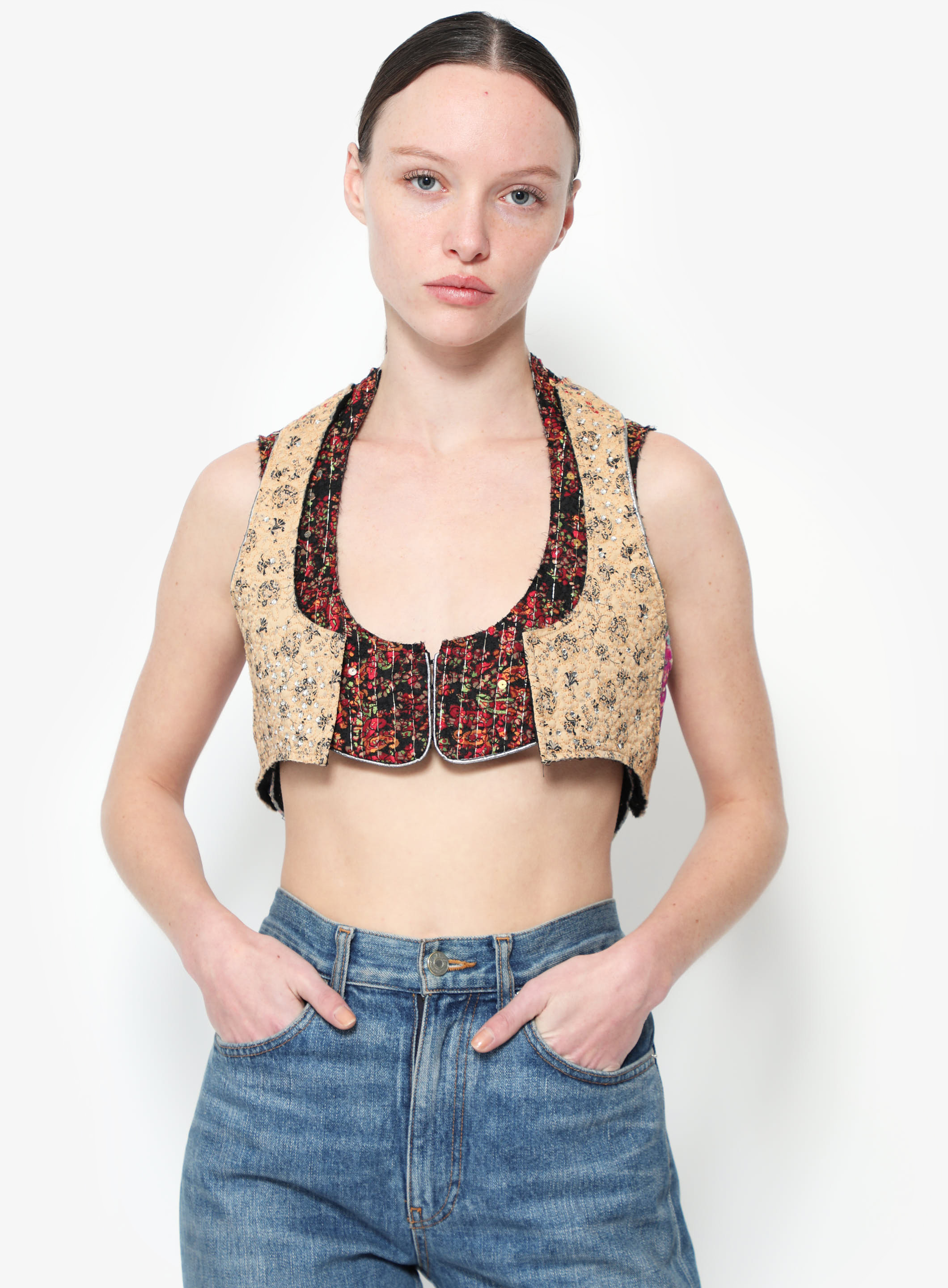 ICONIC S/S 2002 Le Dix Patchwork Top | Authentic & Vintage