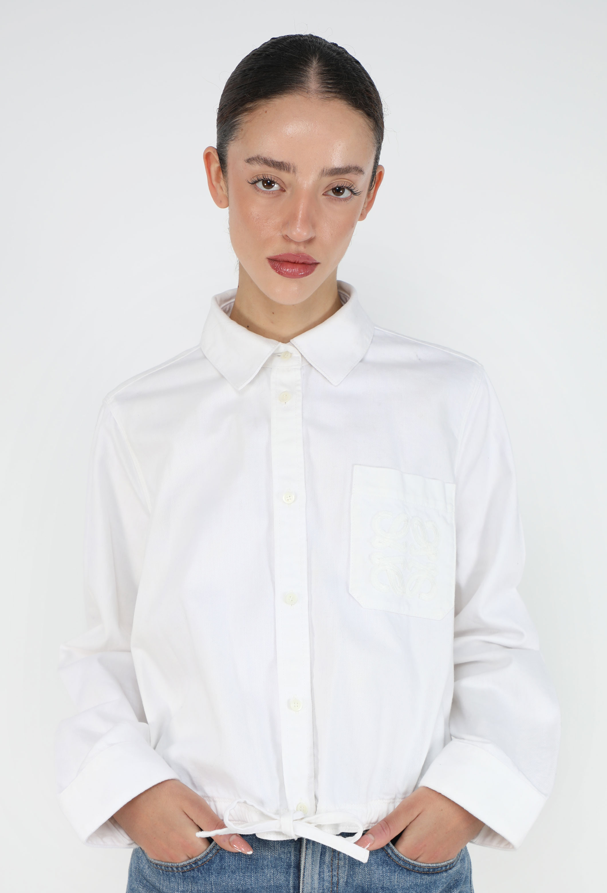 2025 x Paula's Ibiza Slit Drawstring Shirt - Loewe | ReSee