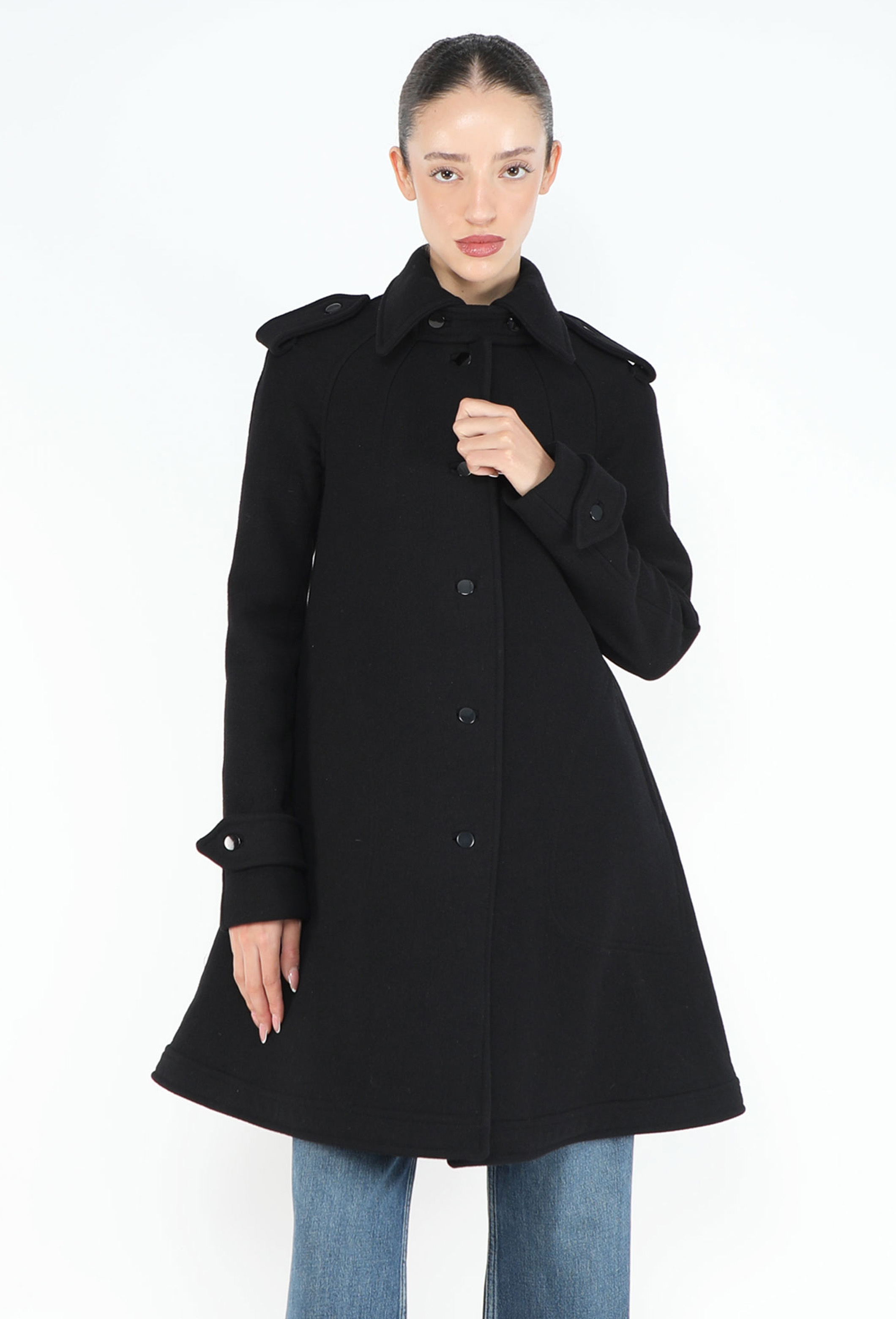 archive balenciaga P Coat バレンシアガ　Pコート Collector F/W 2003 Flared Coat - Balenciaga | ReSee