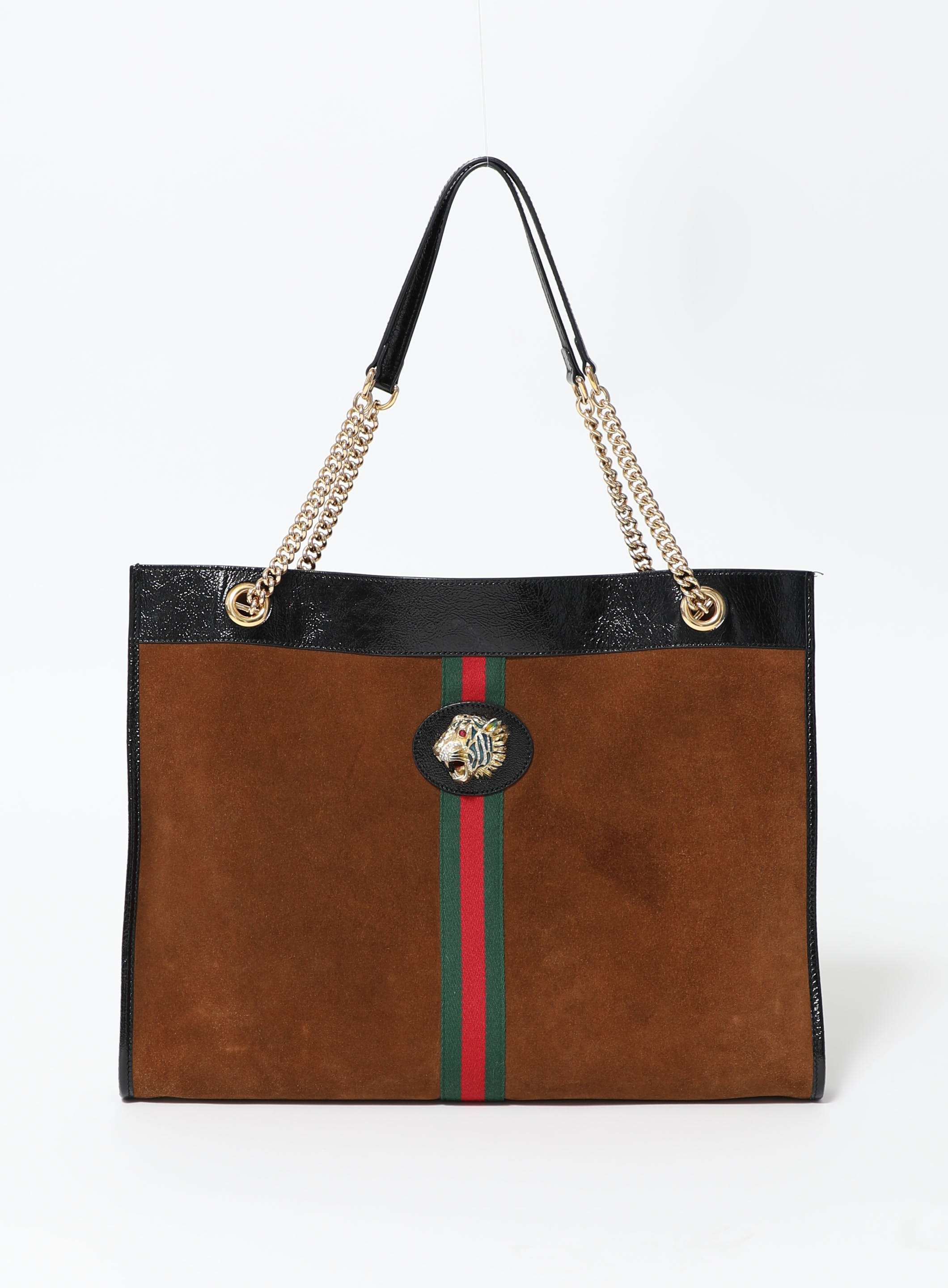 Gucci Rajah Large Leather Tote Shoulder Bag for Women