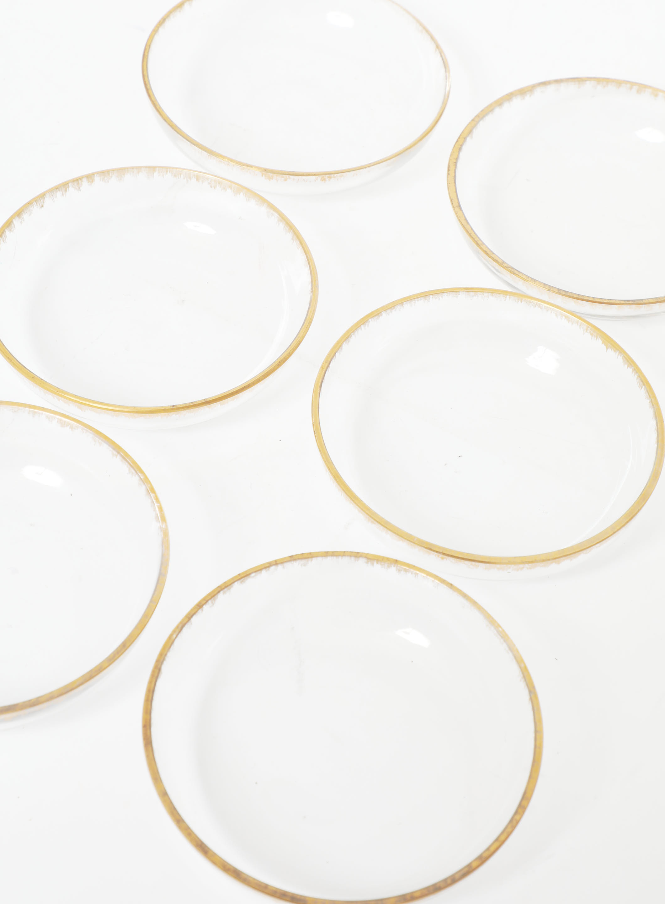 Set of 6 Vintage Gold Trim Bowls Authentic & Vintage ReSEE