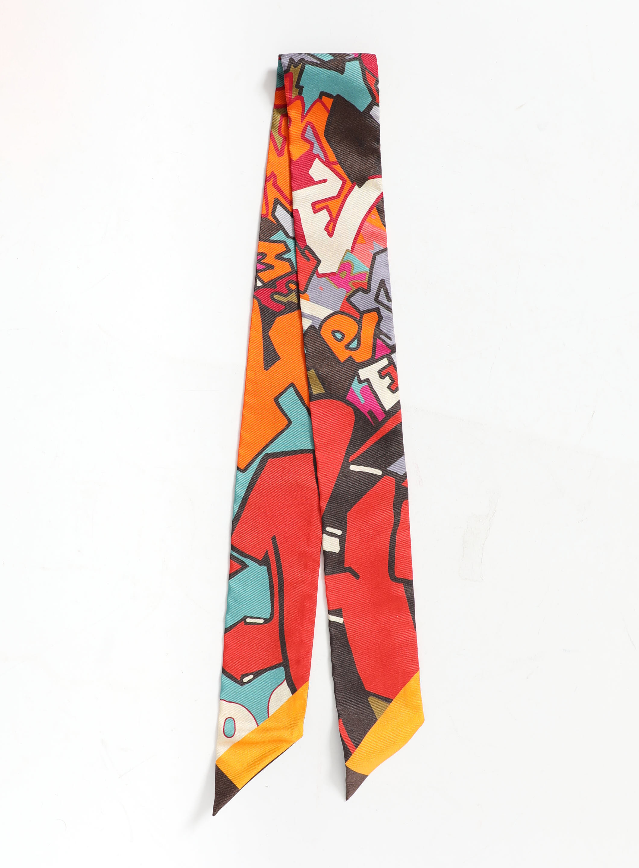 10th Anniversary Jakarta' Silk Twilly | Authentic & Vintage 10th Anniversary Jakarta' Silk Twilly | Authentic & Vintage
