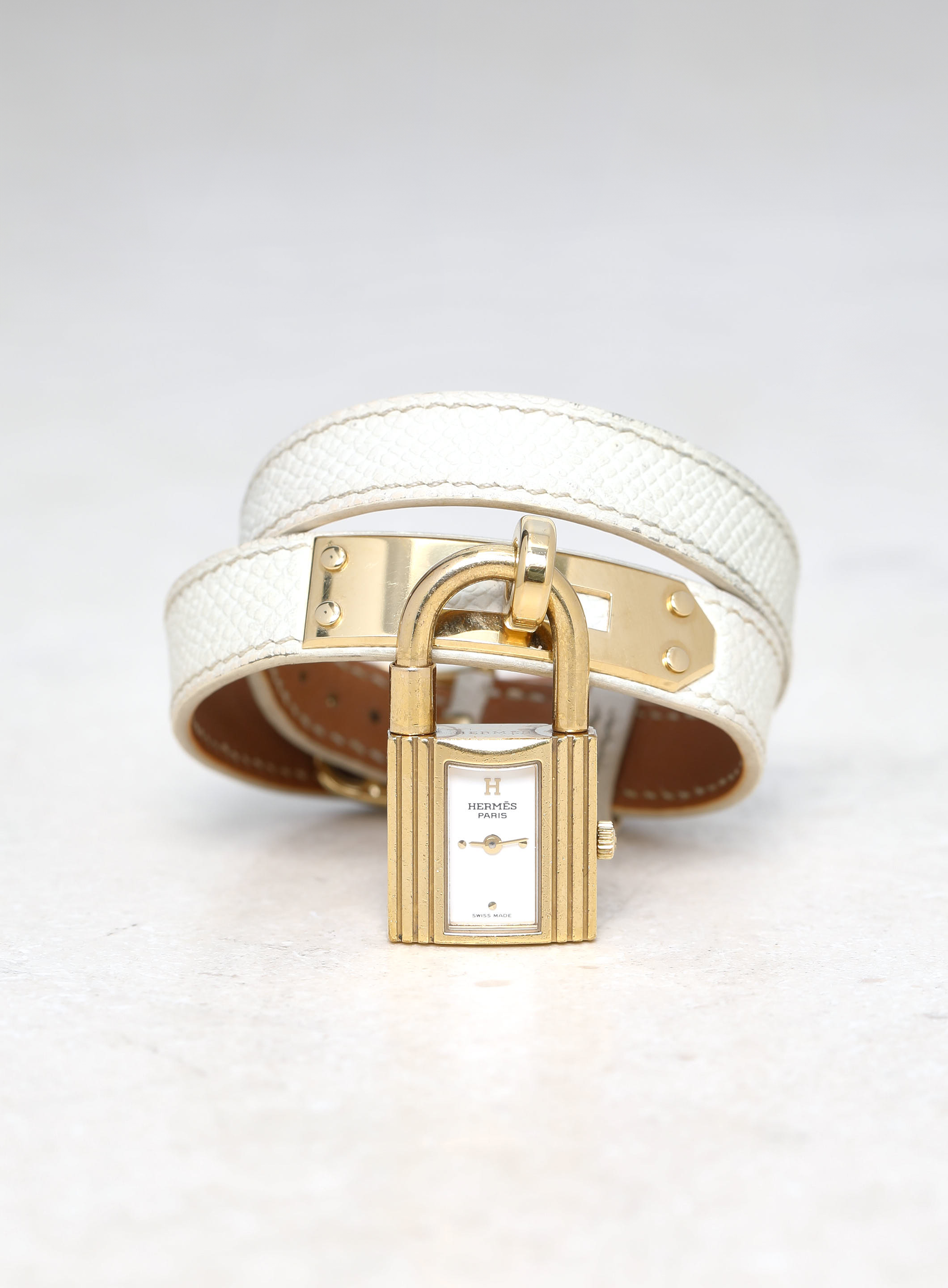 Craie Epsom Double Tour Kelly Watch Authentic Vintage ReSee