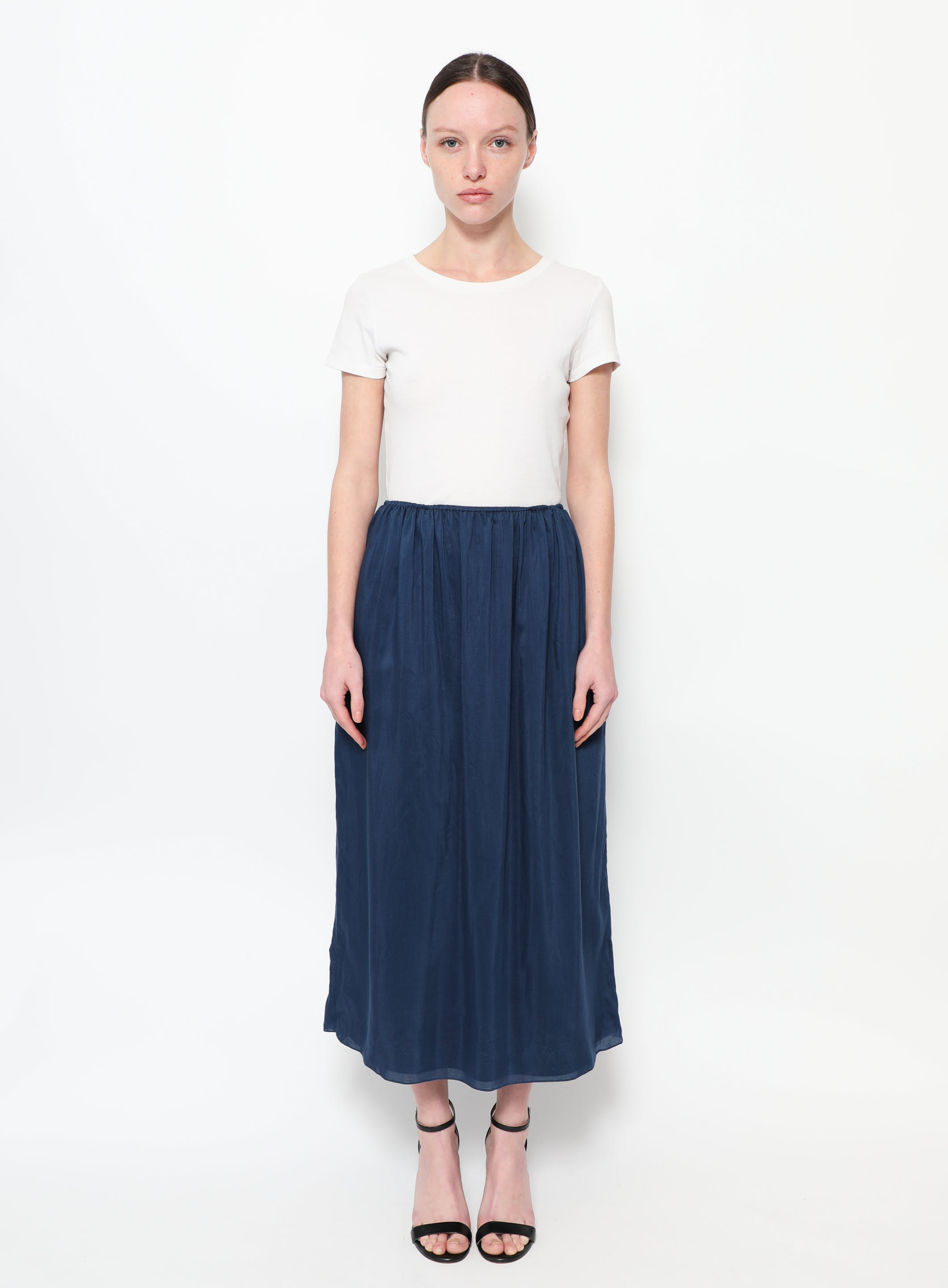 ISLAND ELEGANCE WOVEN MIDI SKIRT