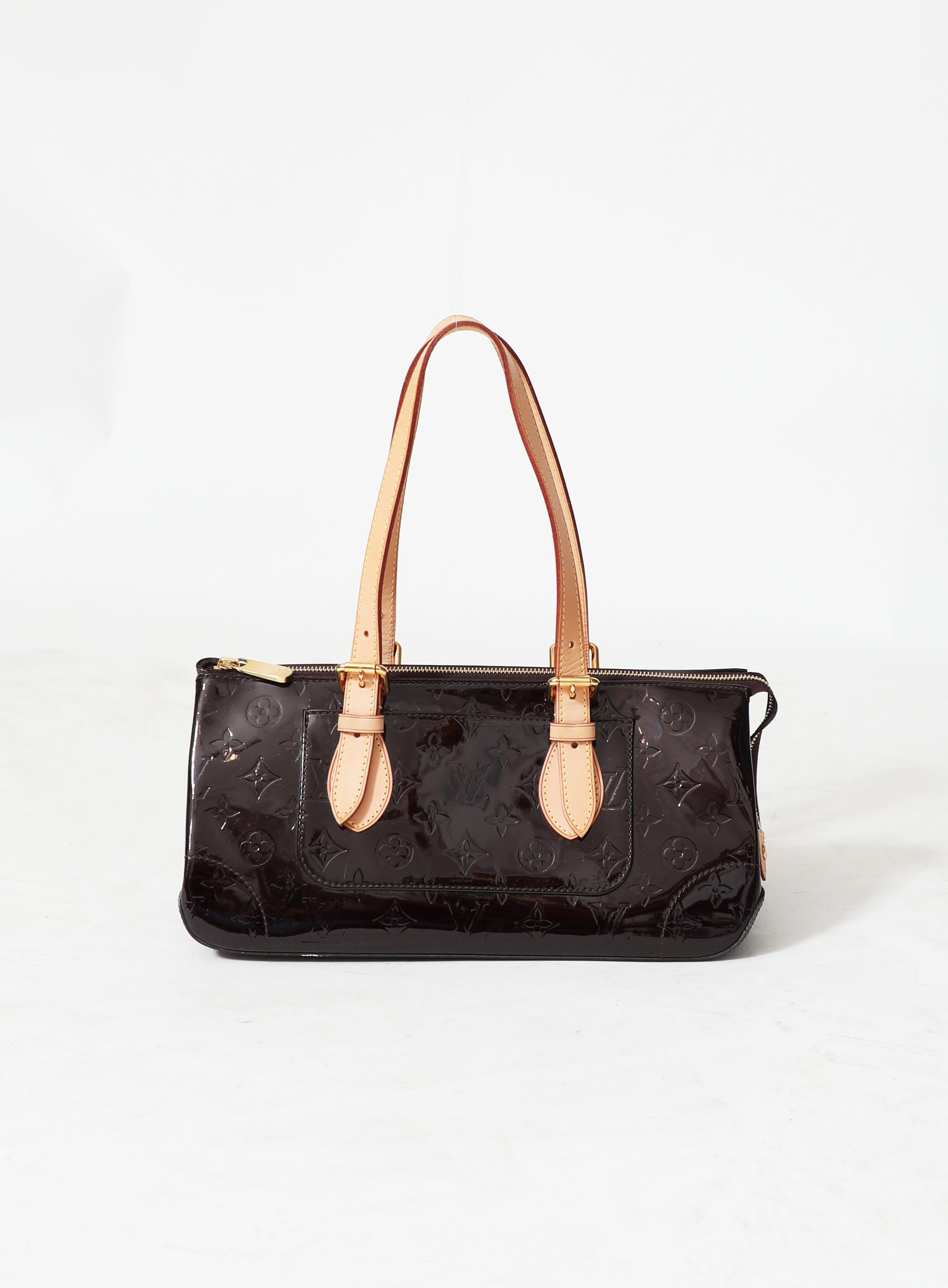 Violet Vernis 'Rosewood' Amarante Bag, Authentic & Vintage