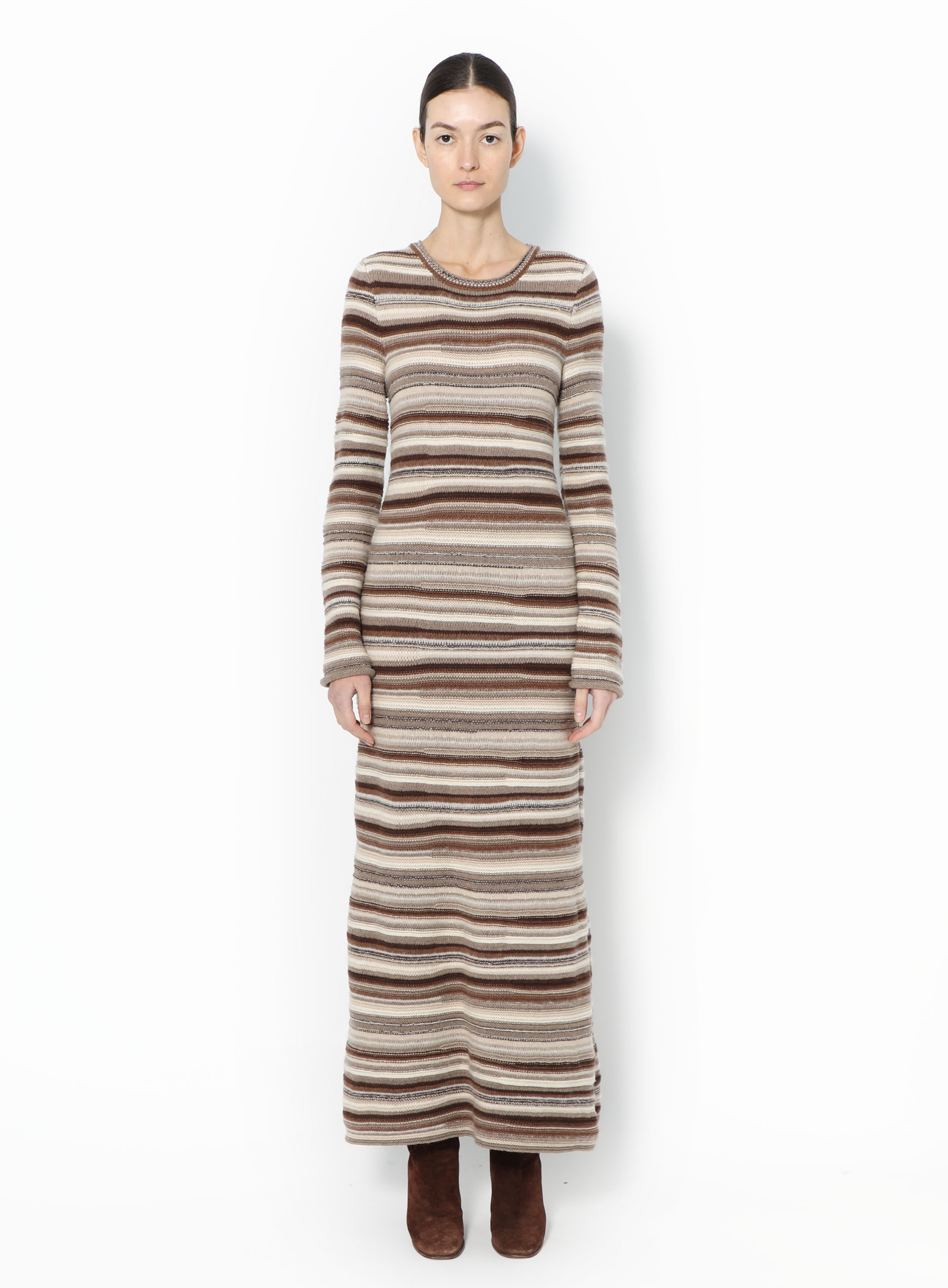 【Chloe】リブニットウールアンドカシミヤ maxiドレス Cashmere Knit Maxi Dress | Authentic & Vintage | ReSee