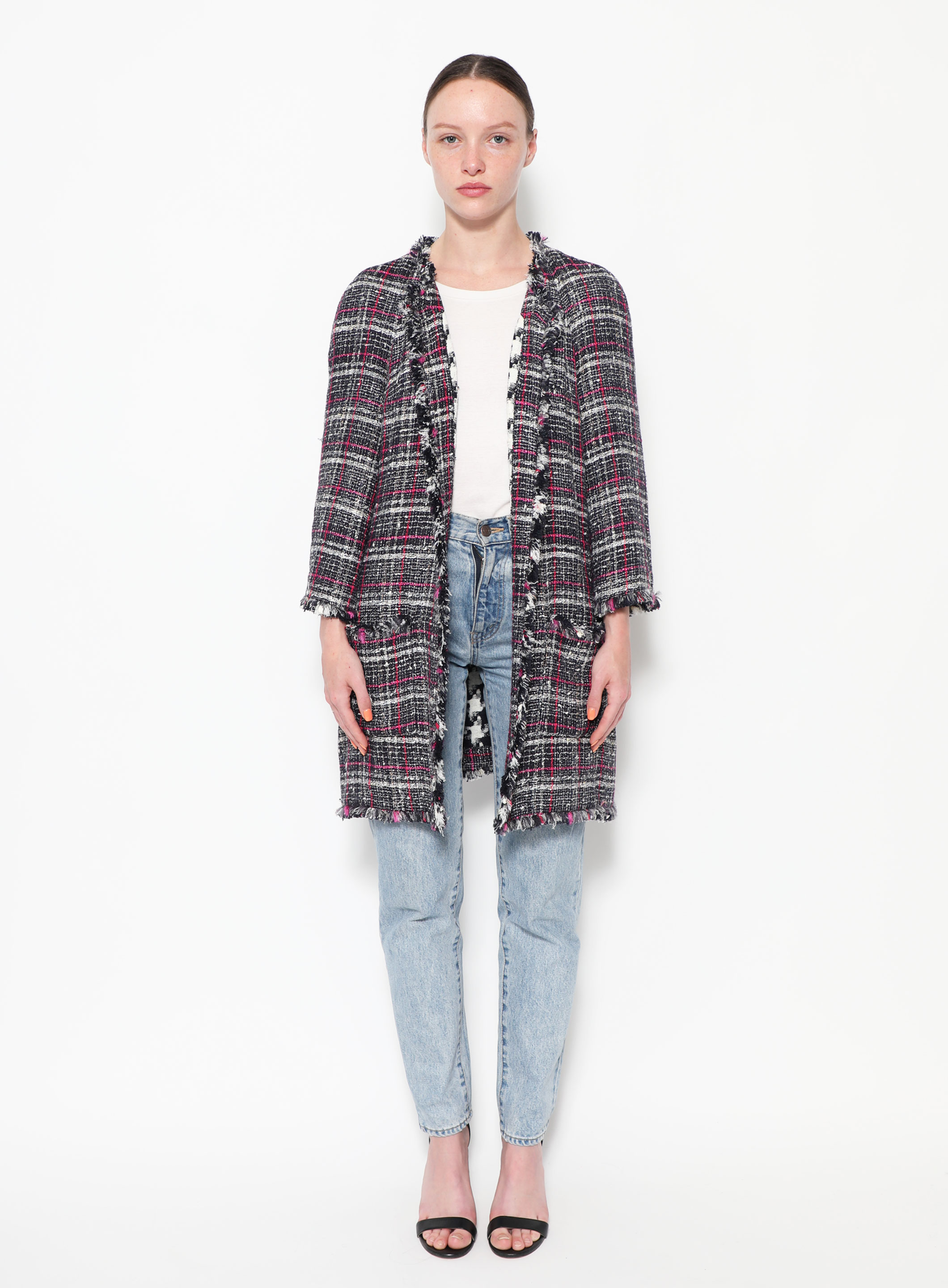 2007 Tweed Frayed Trim Jacket | Authentic & Vintage | ReSee