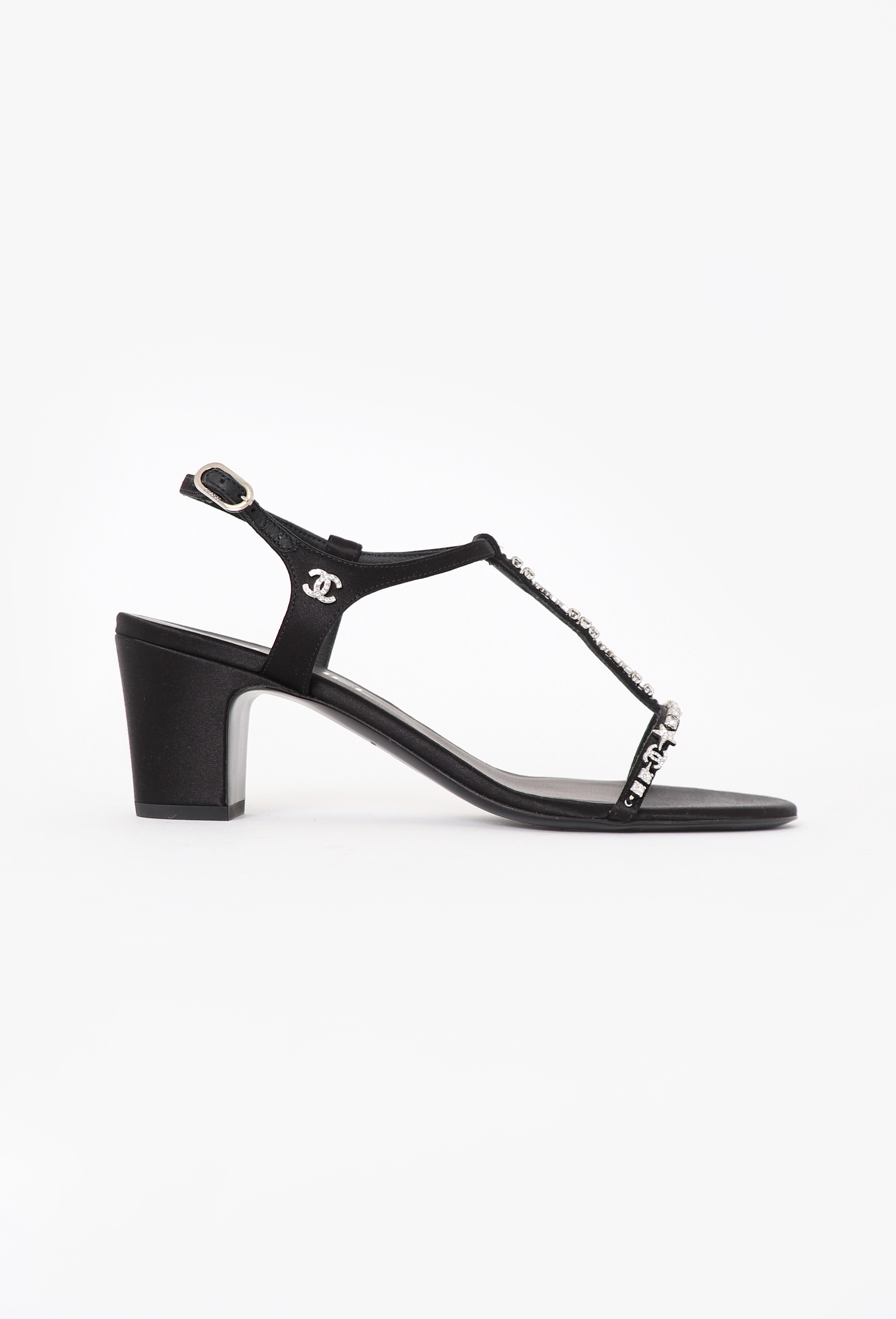 S/S 2020 Embellished T-Strap Sandals - Chanel | Authentic S/S 2020 Embellished T-Strap Sandals - Chanel | Authentic