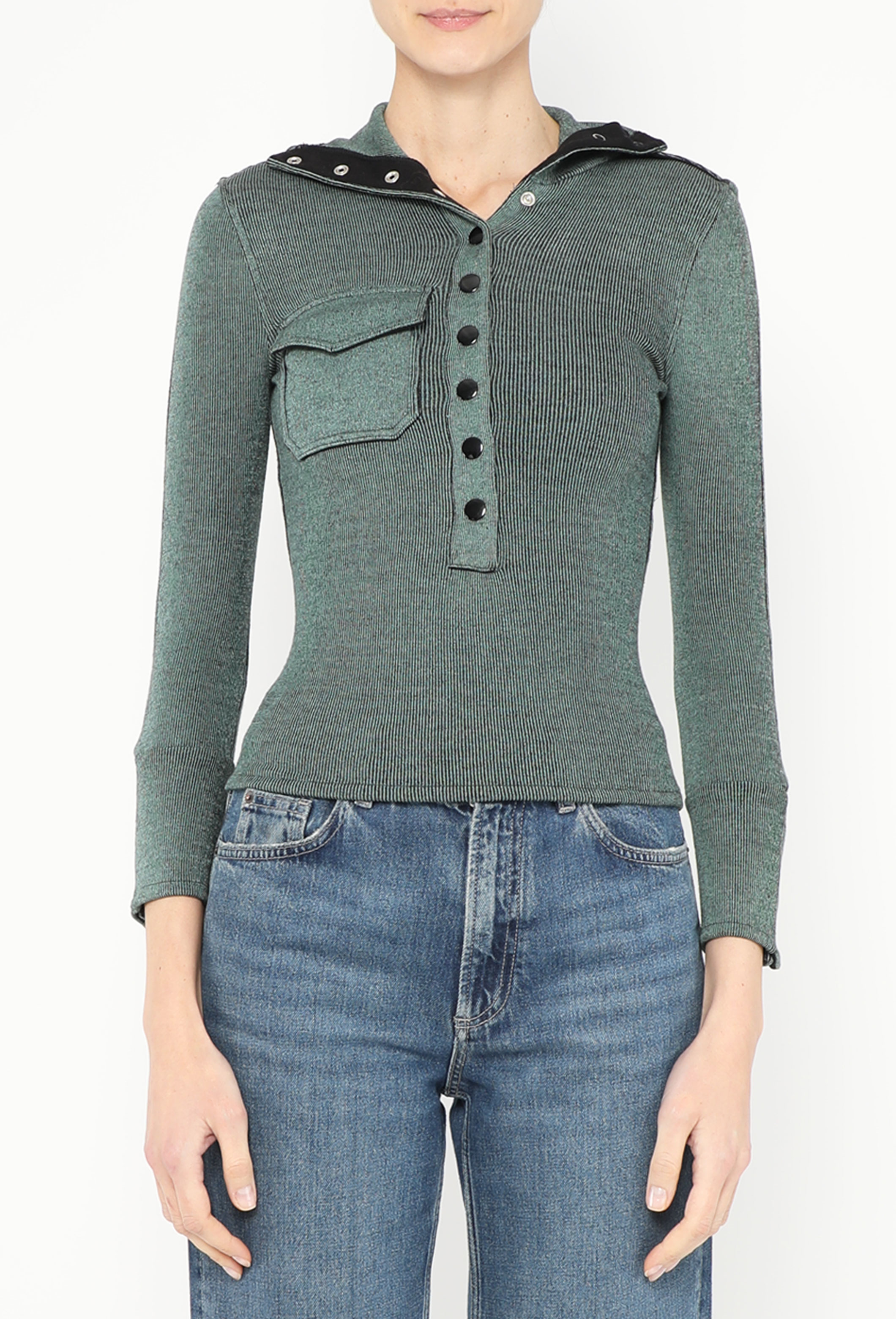 F/W 2003 Ribbed Turtleneck Top | Authentic & Vintage | ReSee