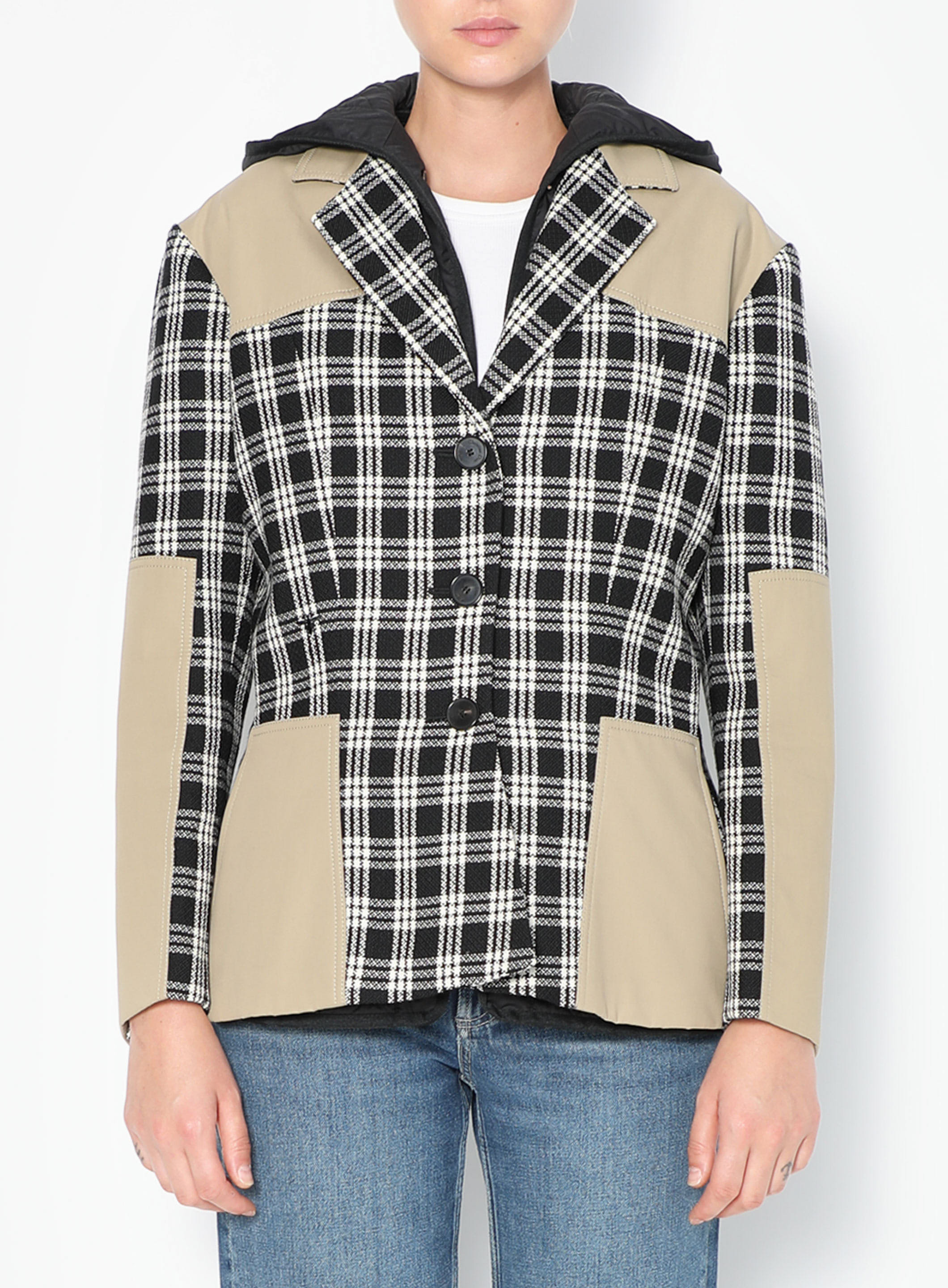 Hooded Plaid Bar Jacket | Authentic & Vintage | ReSee