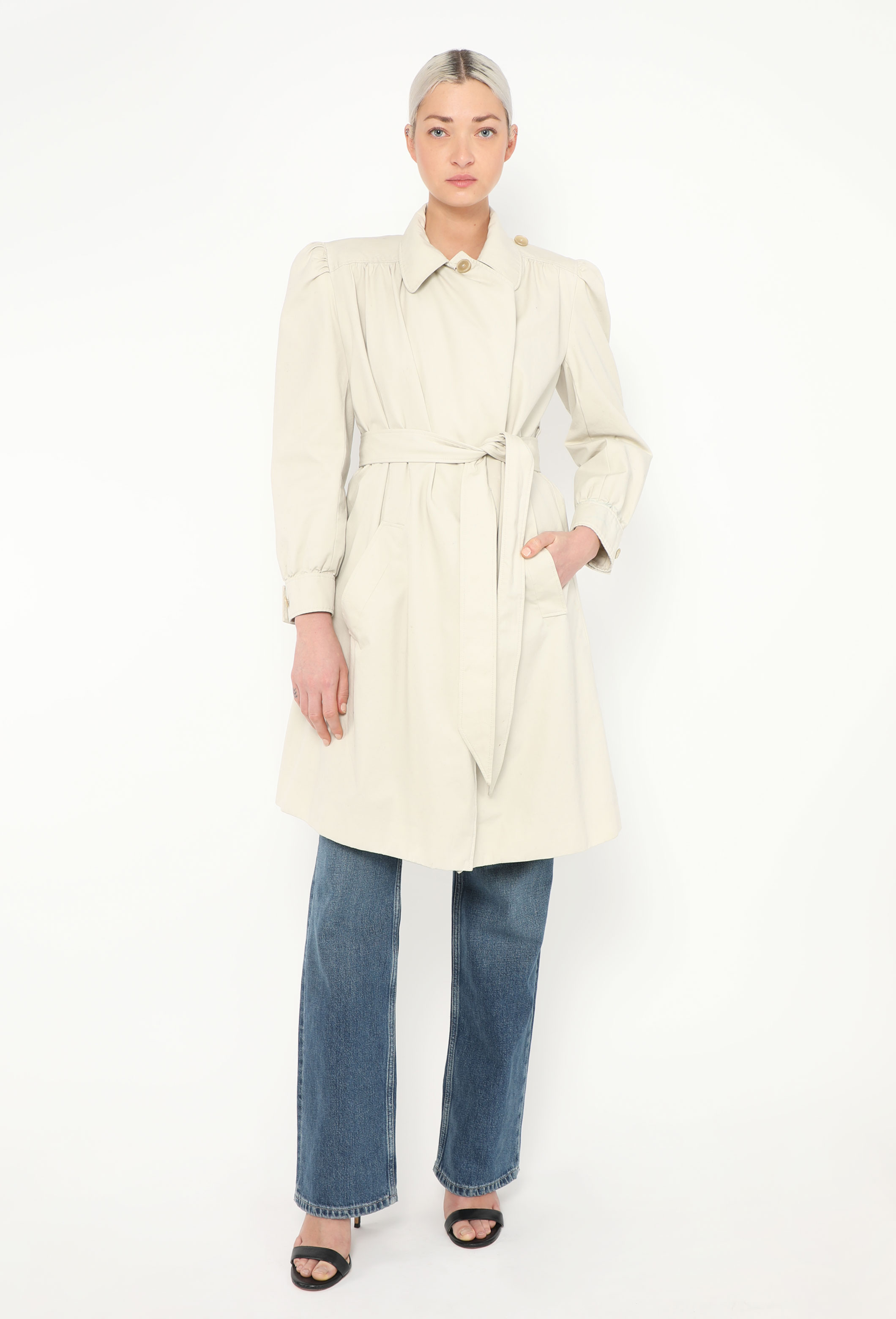 2017 Belted Structured Trench - Balenciaga | Authentic & Vintage