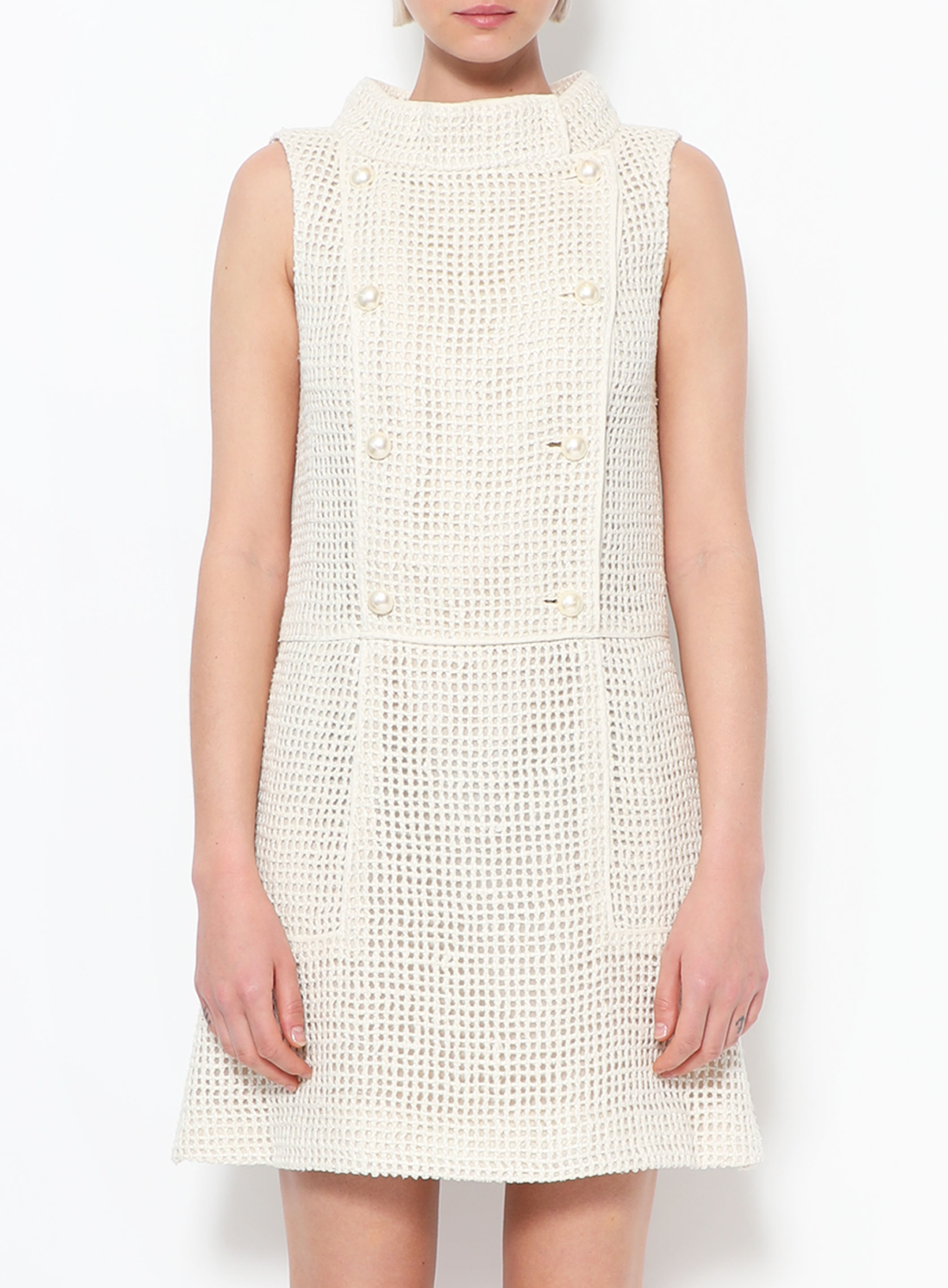 S/S 2013 Crochet Pearl Dress, Authentic & Vintage
