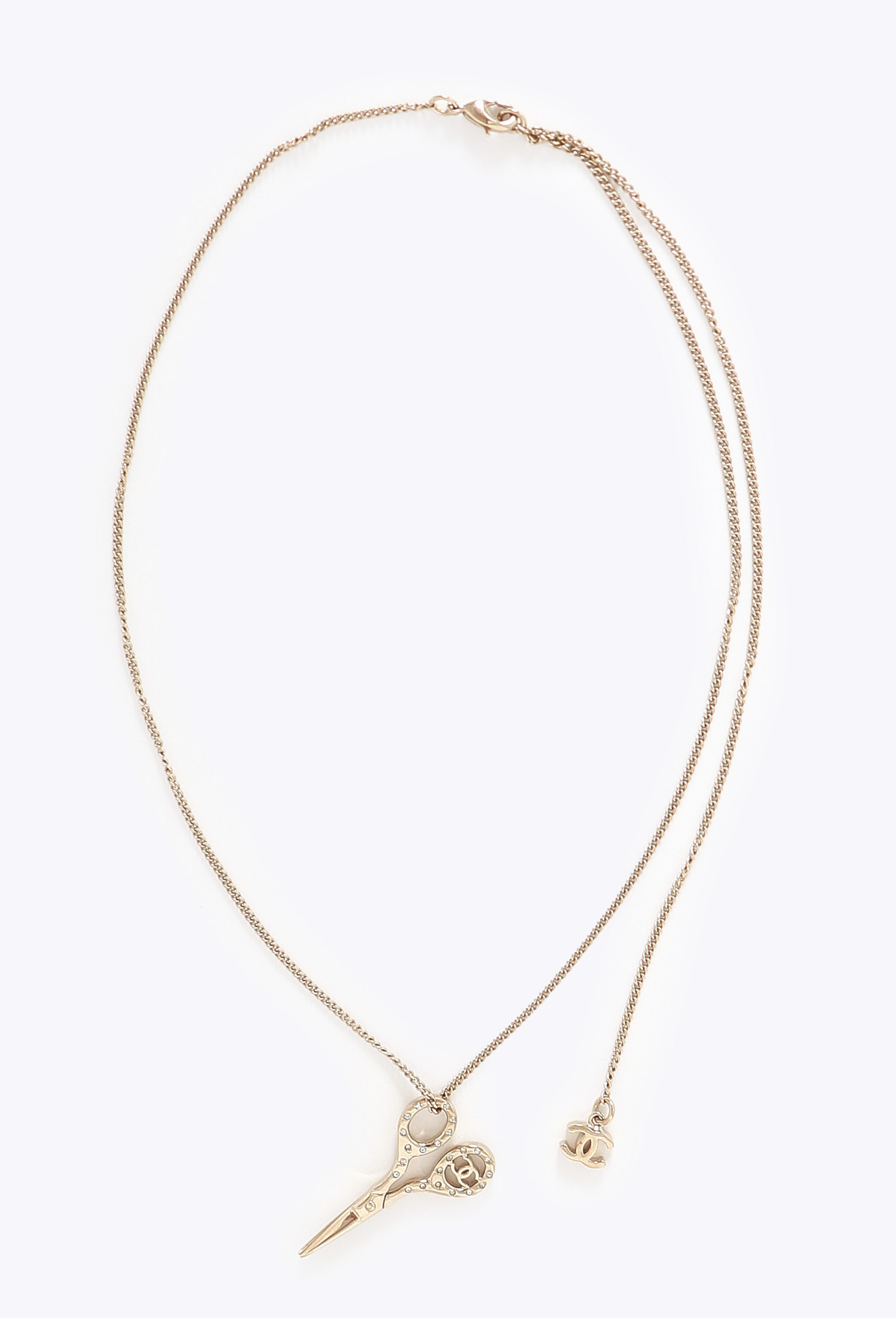 2022 Embellished Scissor Necklace - Chanel | ReSee