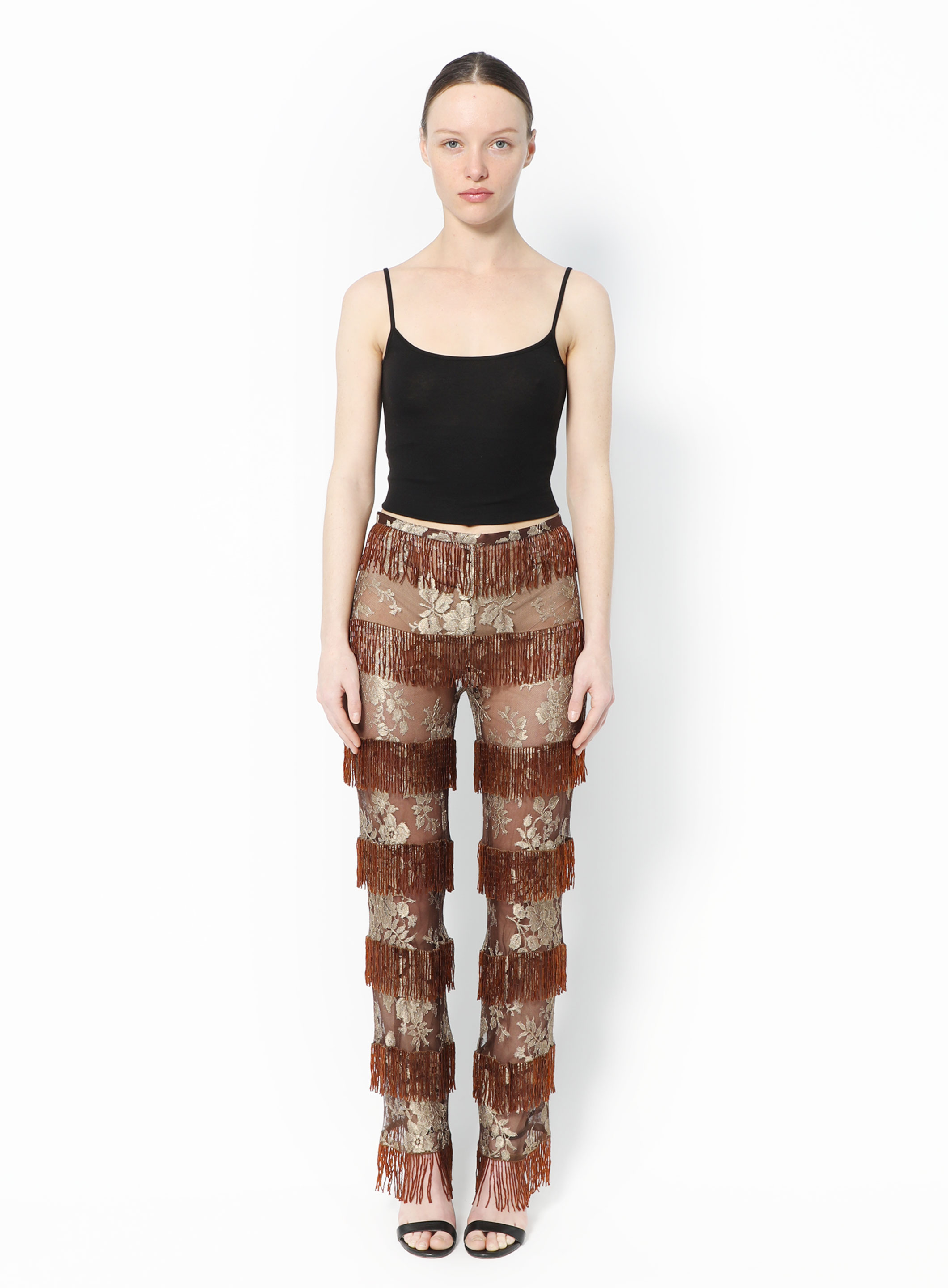 Black Ezra Side Stripe Trouser | WHISTLES | Whistles US |