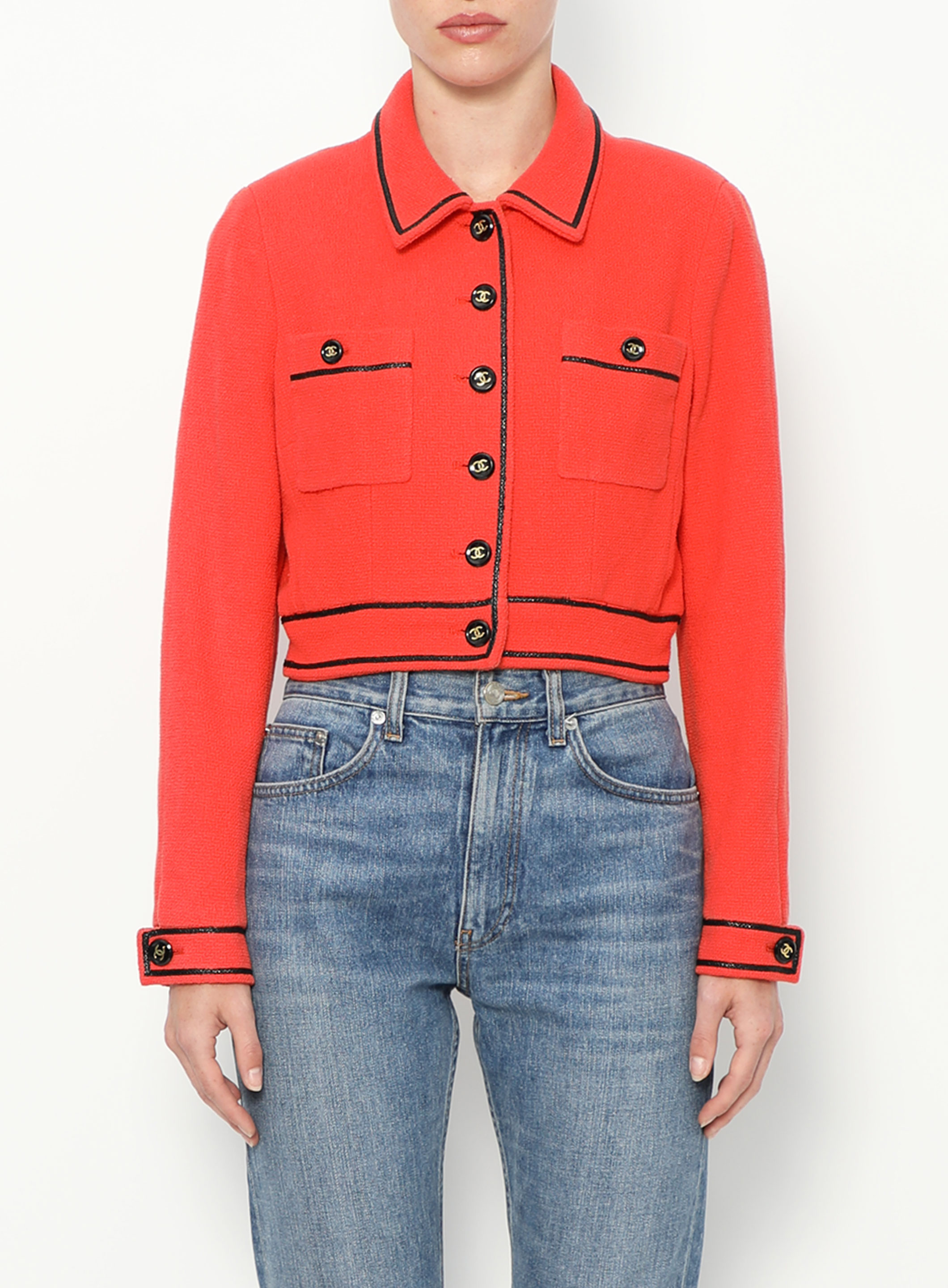 Cropped 'CC' Jacket – Iconic S/S 1995 by Karl Lagerfeld - Chanel