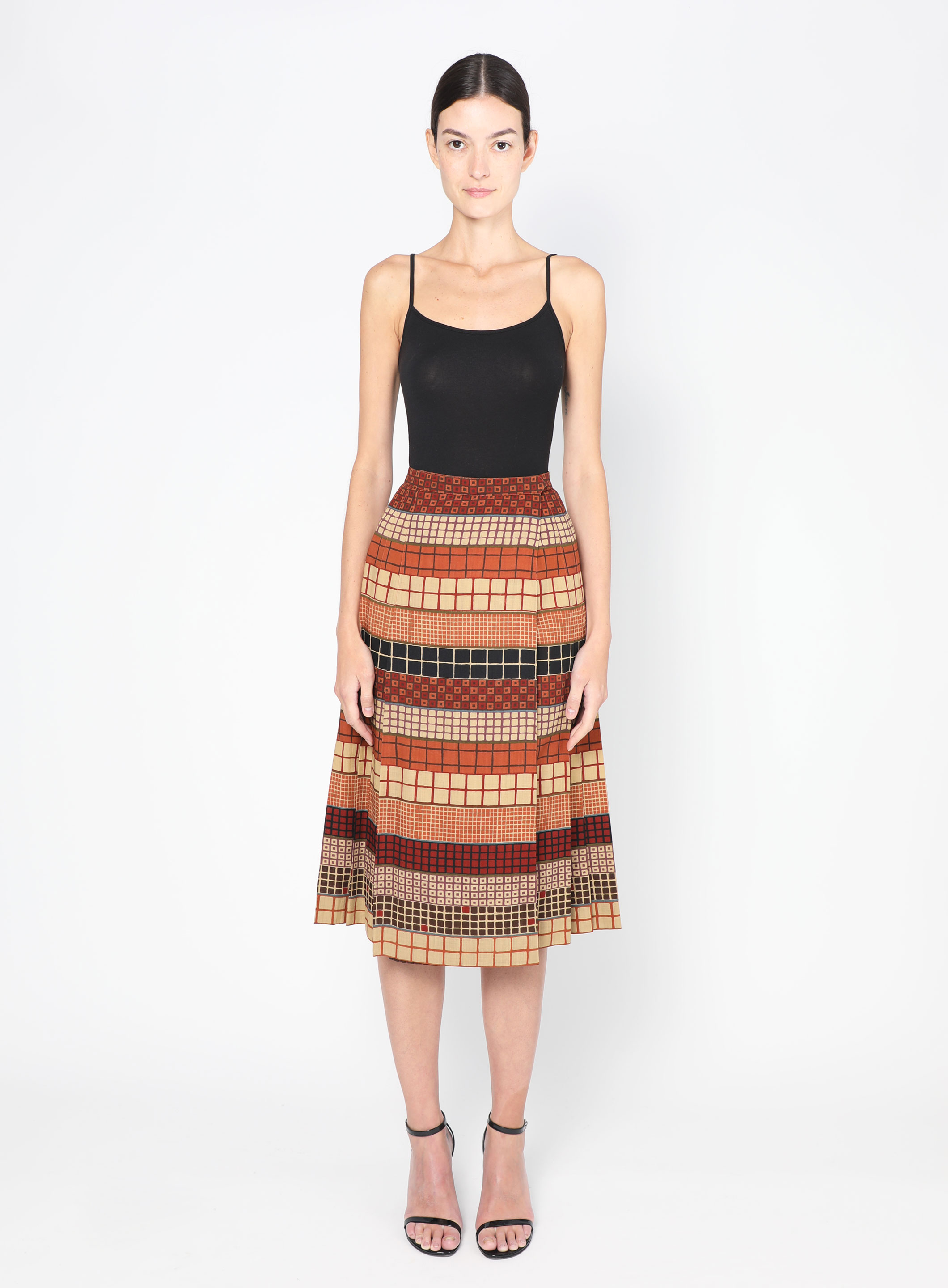 70s Geometric Wrap Skirt | Authentic & Vintage | ReSee 70s Geometric Wrap Skirt | Authentic & Vintage | ReSee