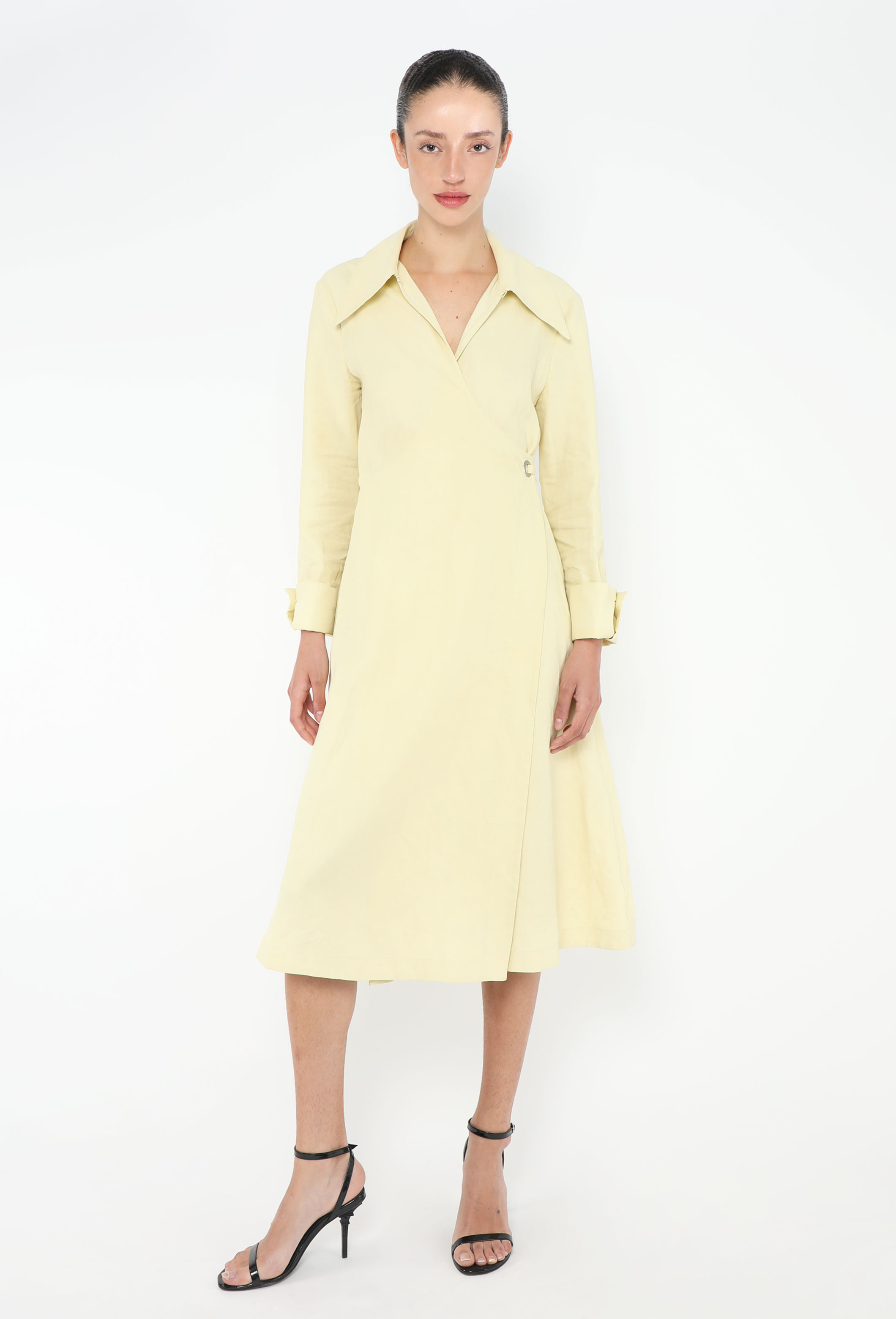 【関税＆送料込み】Jil Sander Chemisier Dress Jil Sander White cotton chemisier dress | TheDoubleF