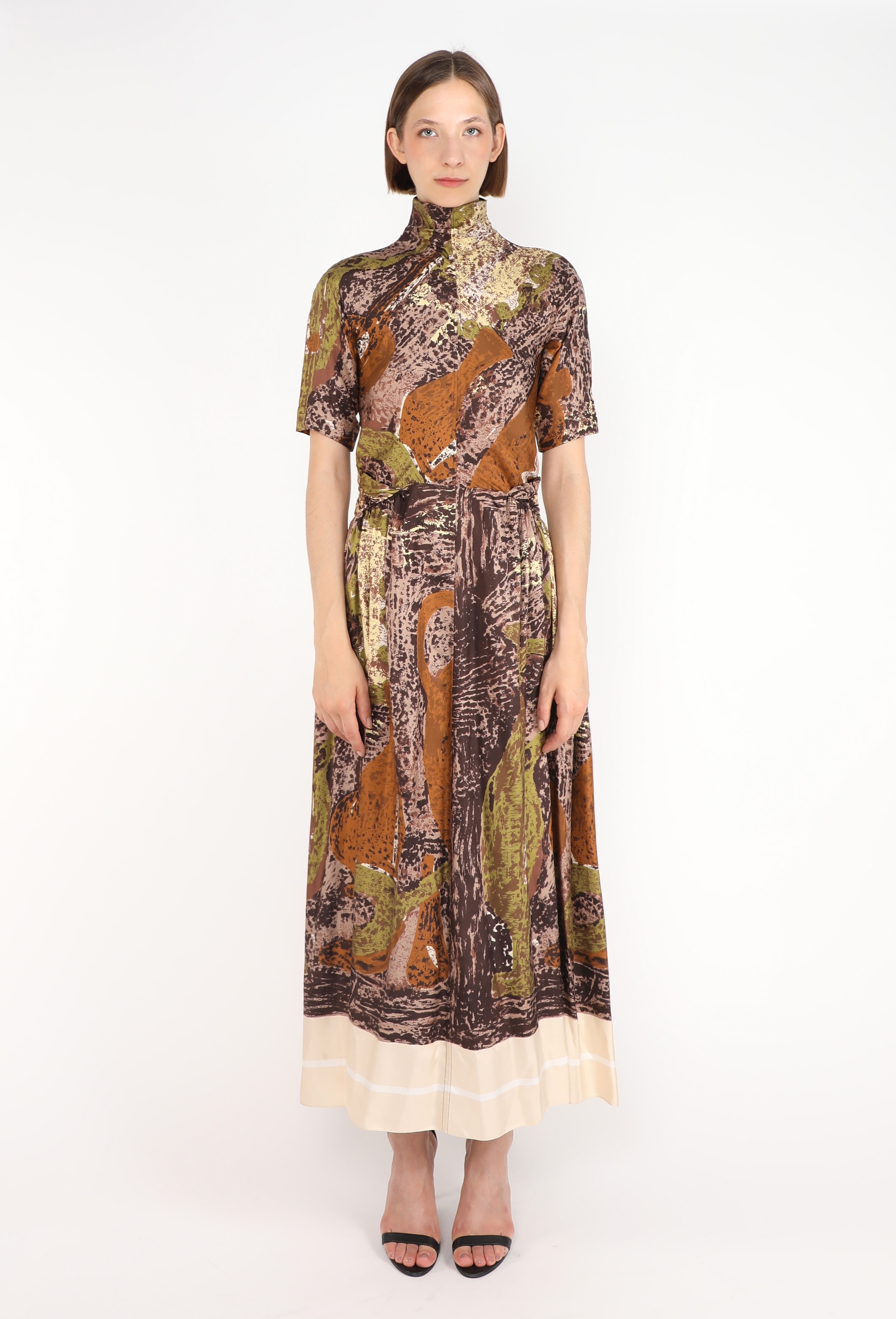 Printed Silk Maxi Dress, Resort 2018 - Céline | ReSee
