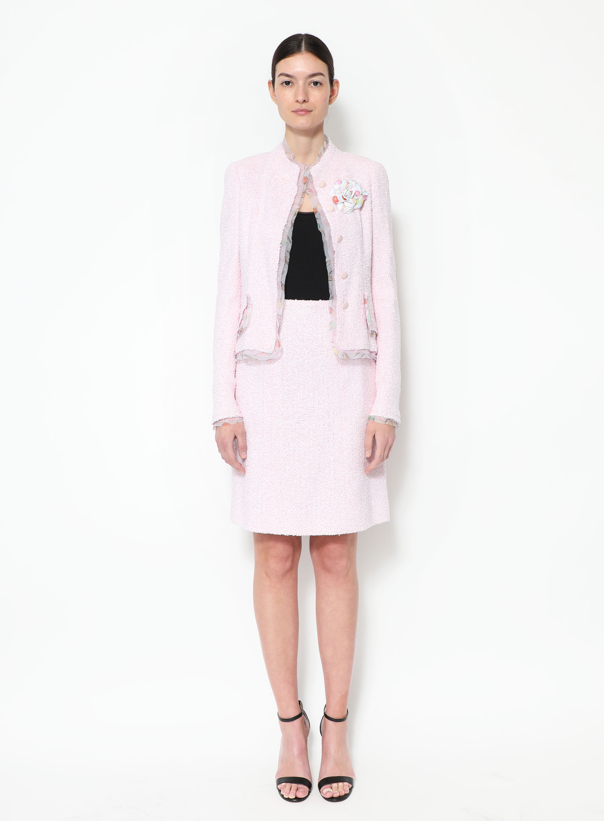 Chanel pink suit skirt - Gem