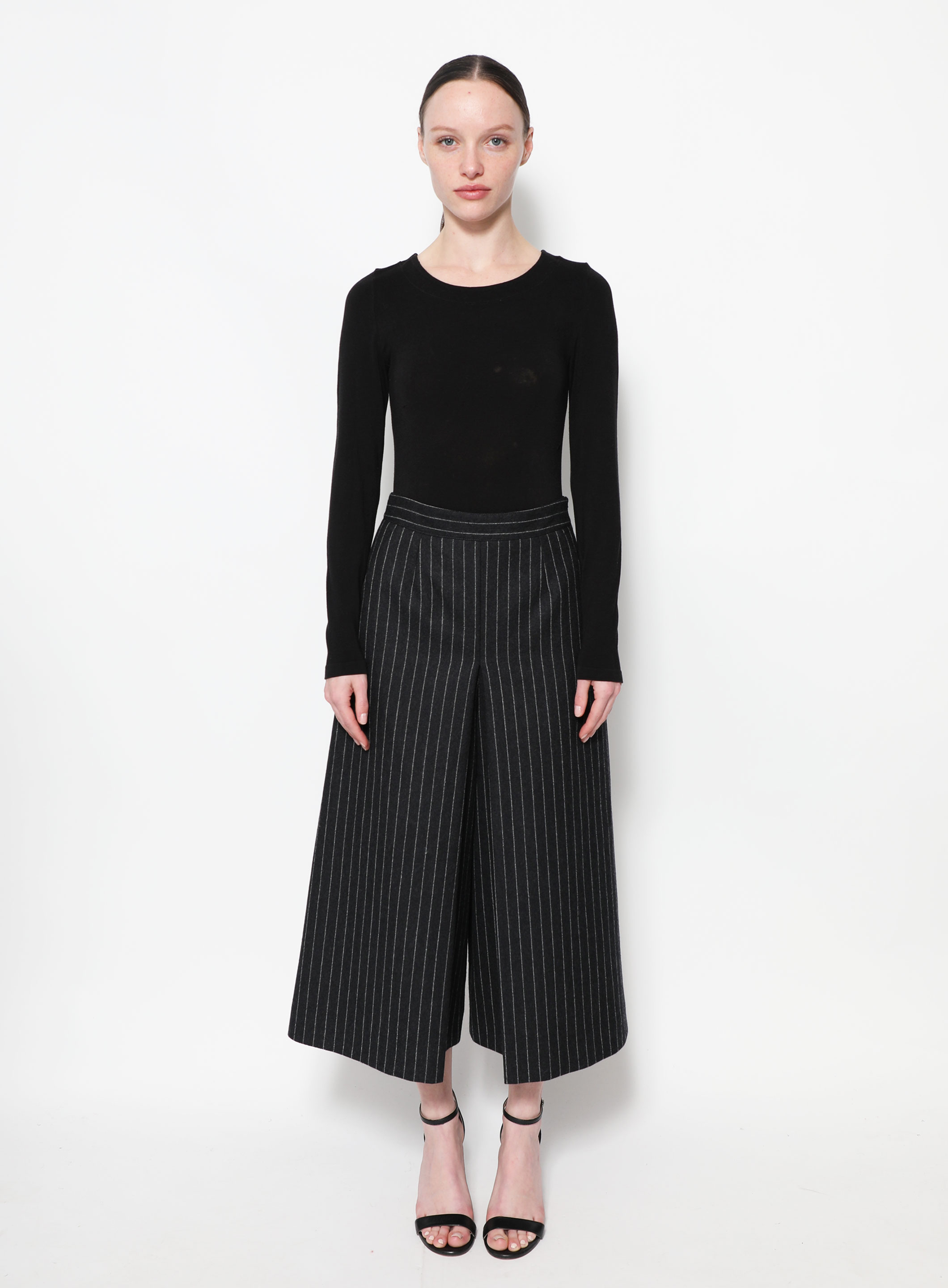 Pinstripe Midi Culottes | Authentic & Vintage | ReSee Pinstripe Midi Culottes | Authentic & Vintage | ReSee