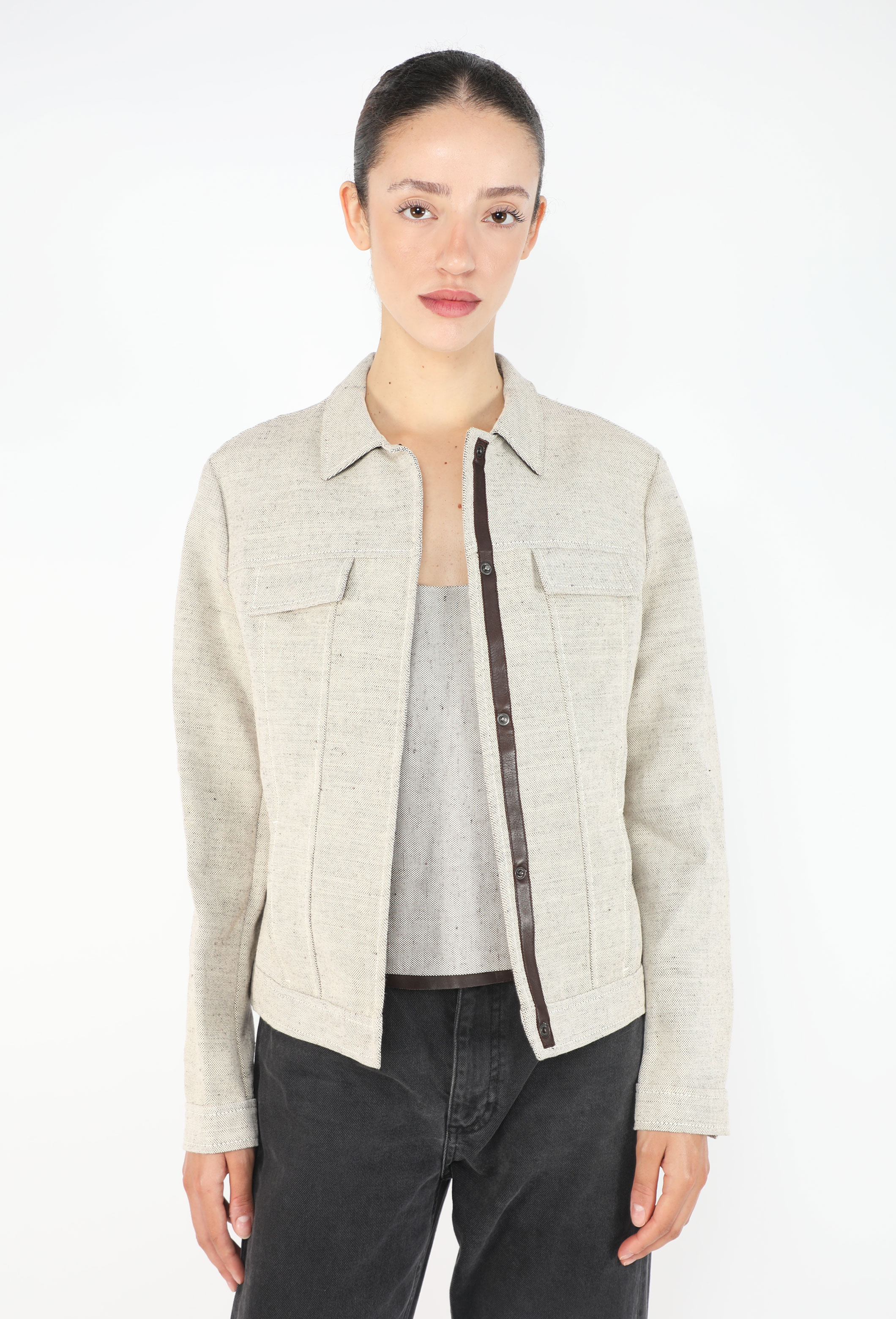 Linen Jacket Ensemble, S/S 1999 - Prada | ReSee