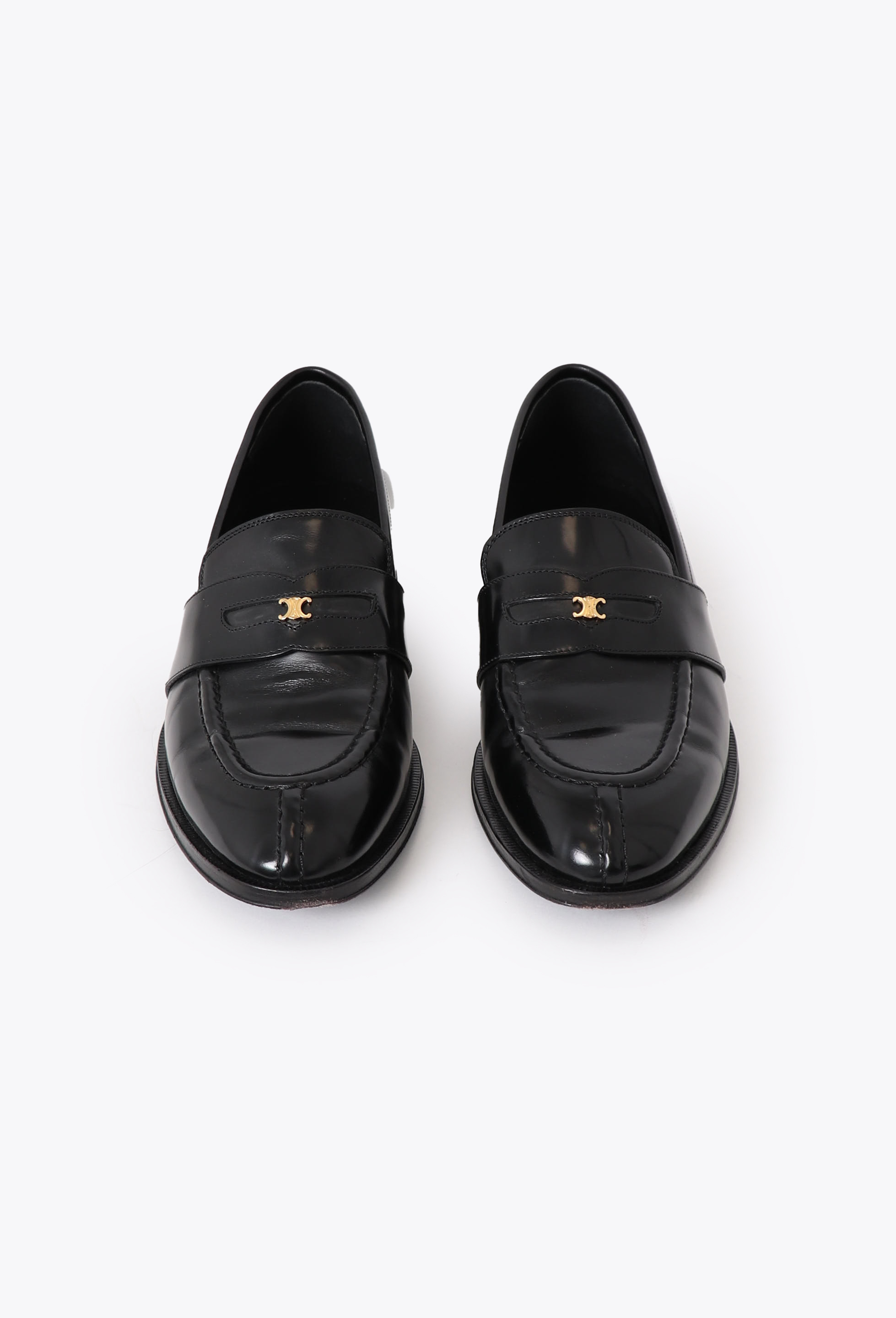 *CELINE*レザーローファー MALAQUAIS TRIOMPHE LOAFER Celine Malaquais Triomphe Loafers – Fashion Full Circle