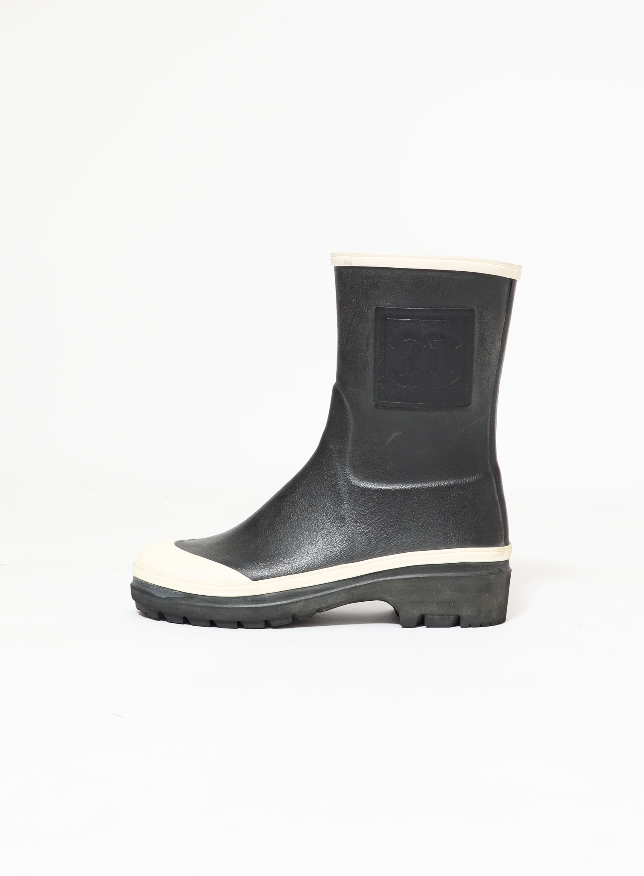 CC' Bi-Color Rain Boots, Authentic & Vintage