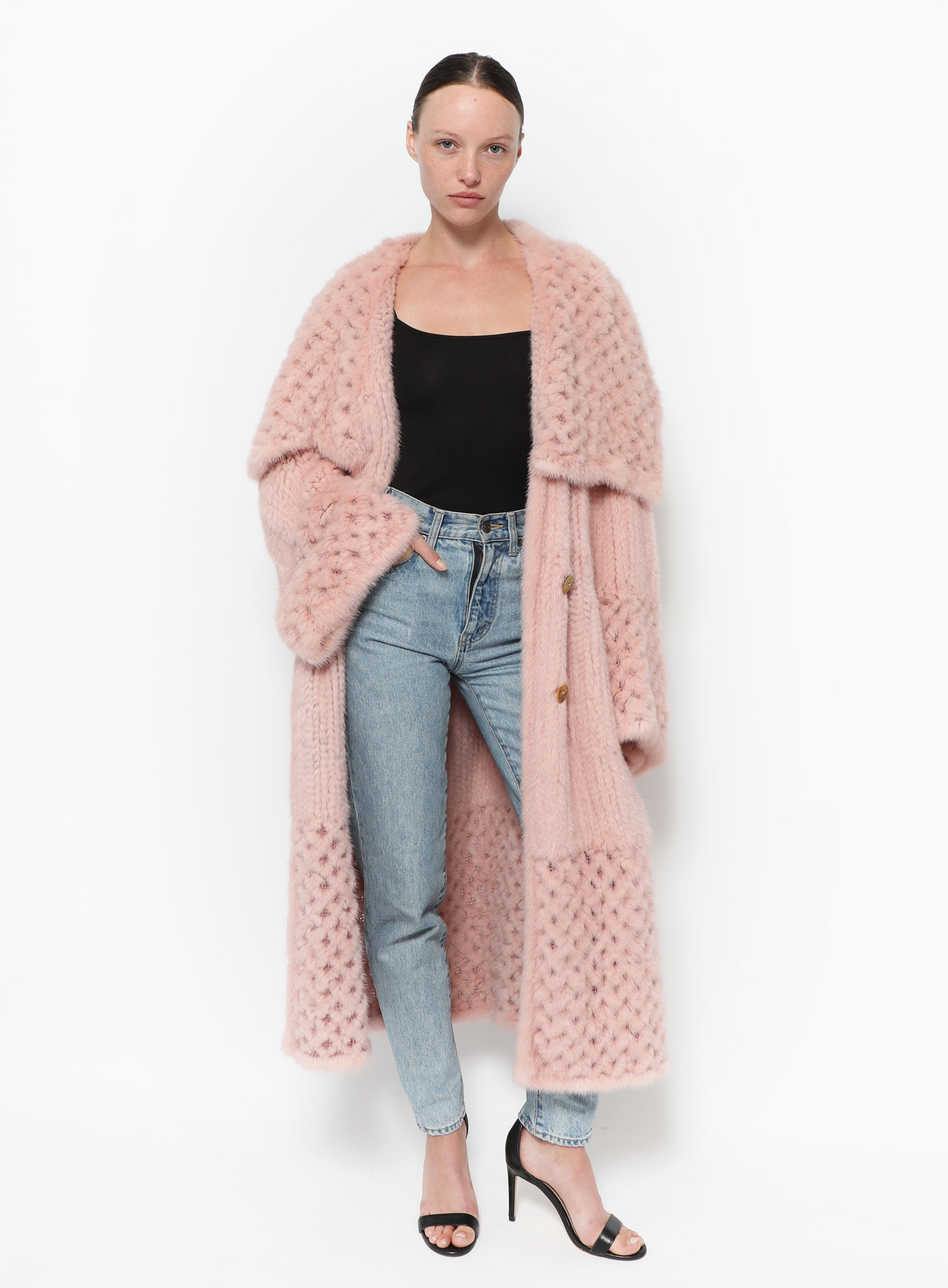 Woven Fur Cardigan | Authentic & Vintage | ReSee Woven Fur Cardigan | Authentic & Vintage | ReSee