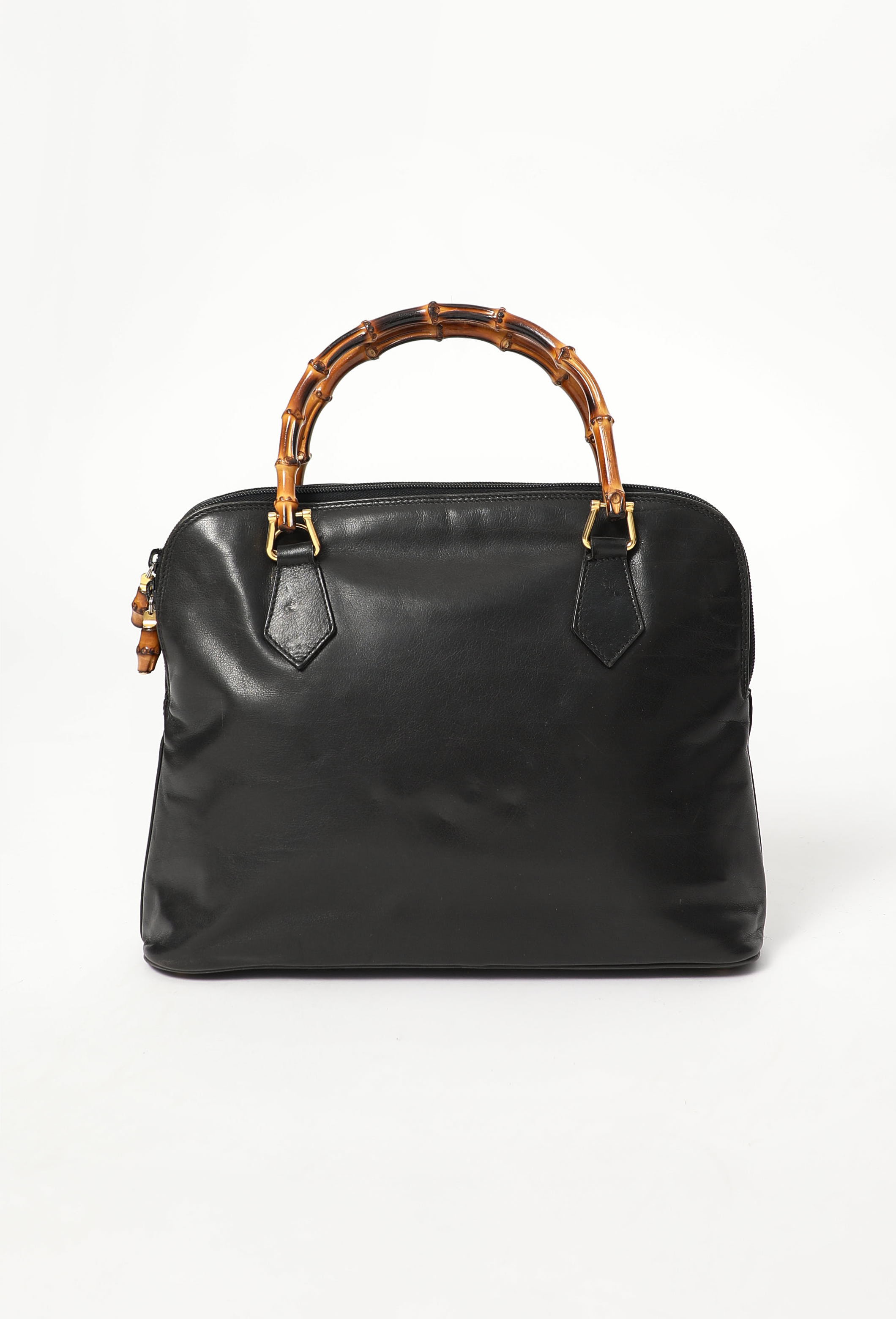 Vintage Black Bamboo Bag | Authentic & Vintage | ReSee