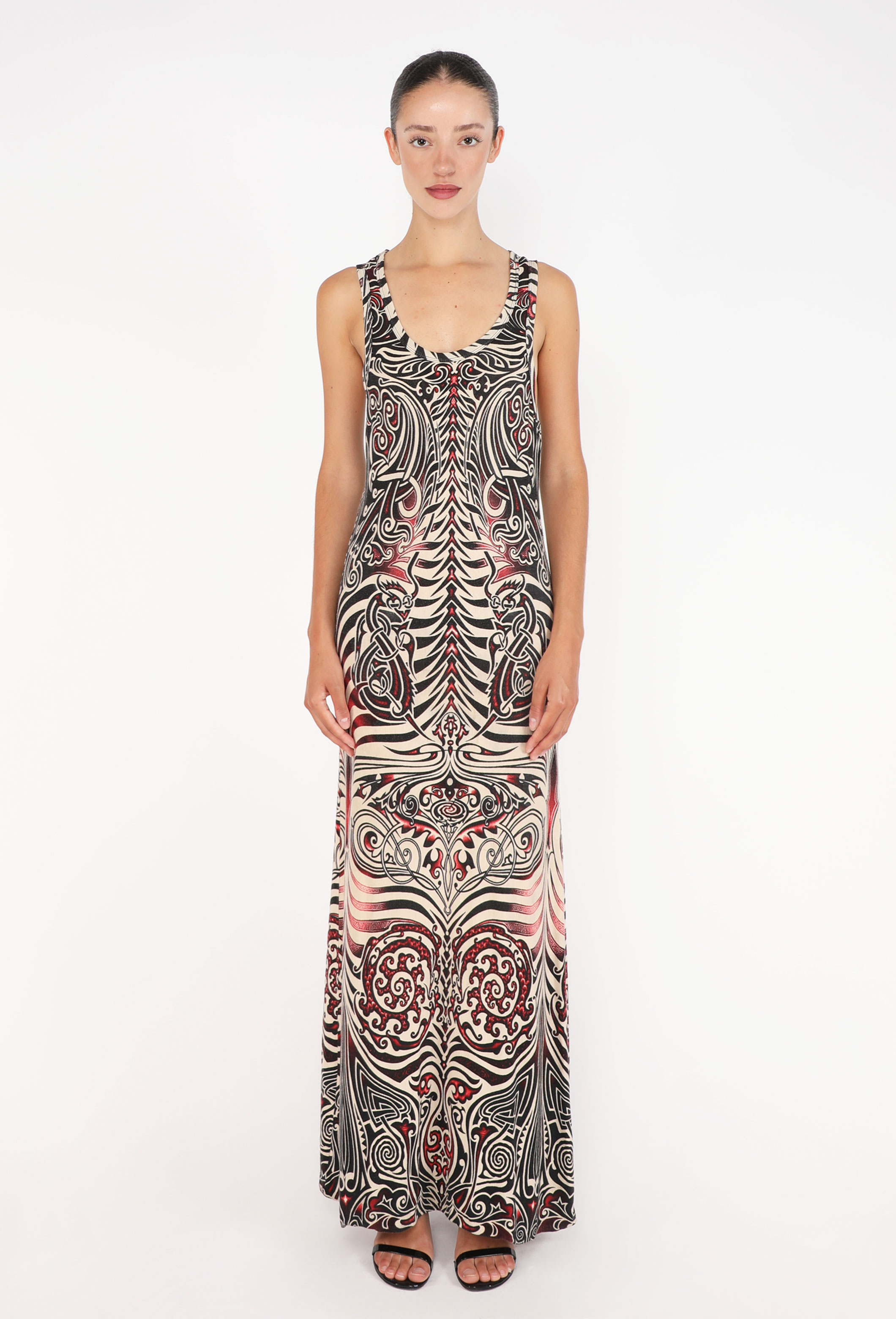 Tattoo Print Maxi Dress, S/S 1996 - Jean Paul Gaultier | ReSee