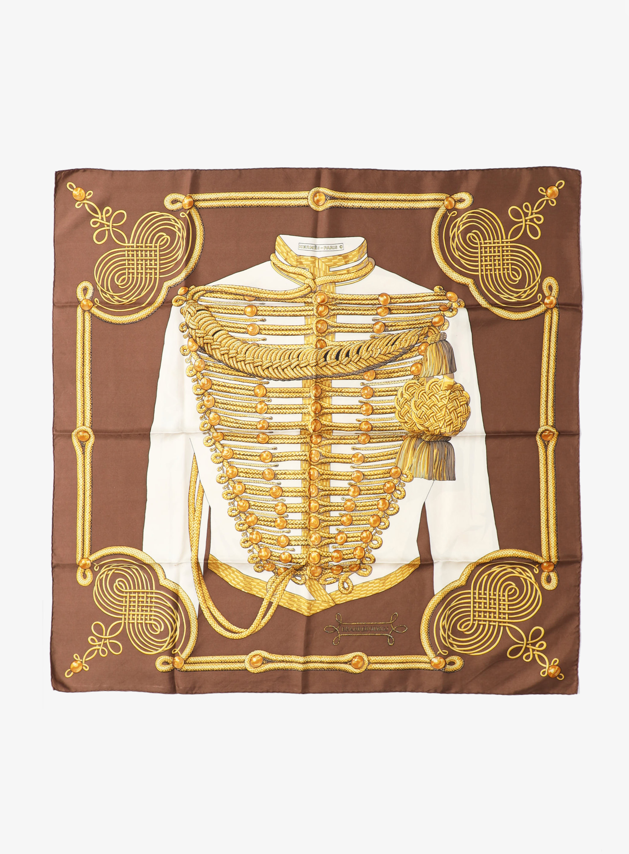 Brandebourgs Fleuris double face scarf 90 | Hermès USA