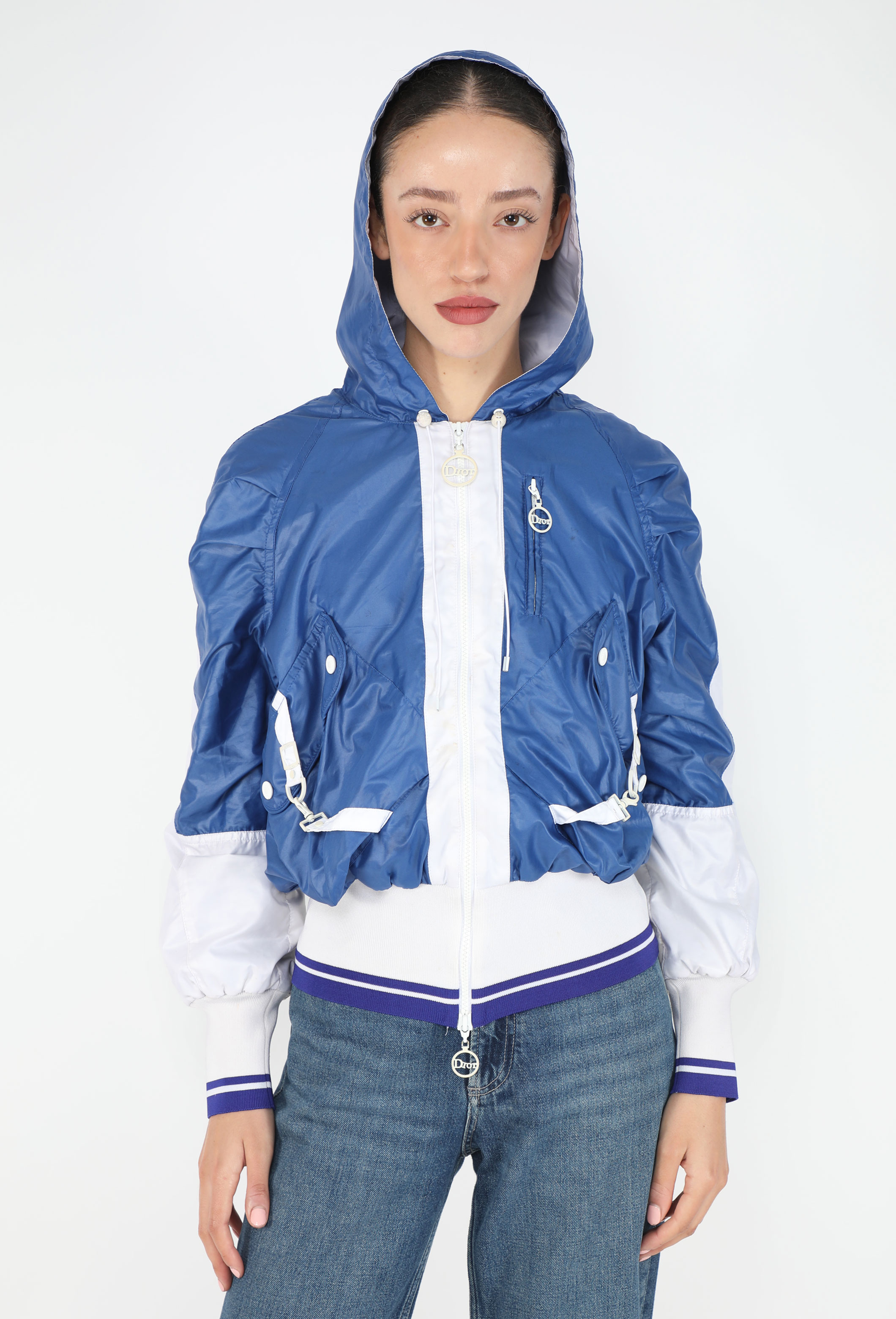 Dior クリス期　ポリエステルジッパージャケット Hooded Nylon Parka, 2004 - Dior | ReSee
