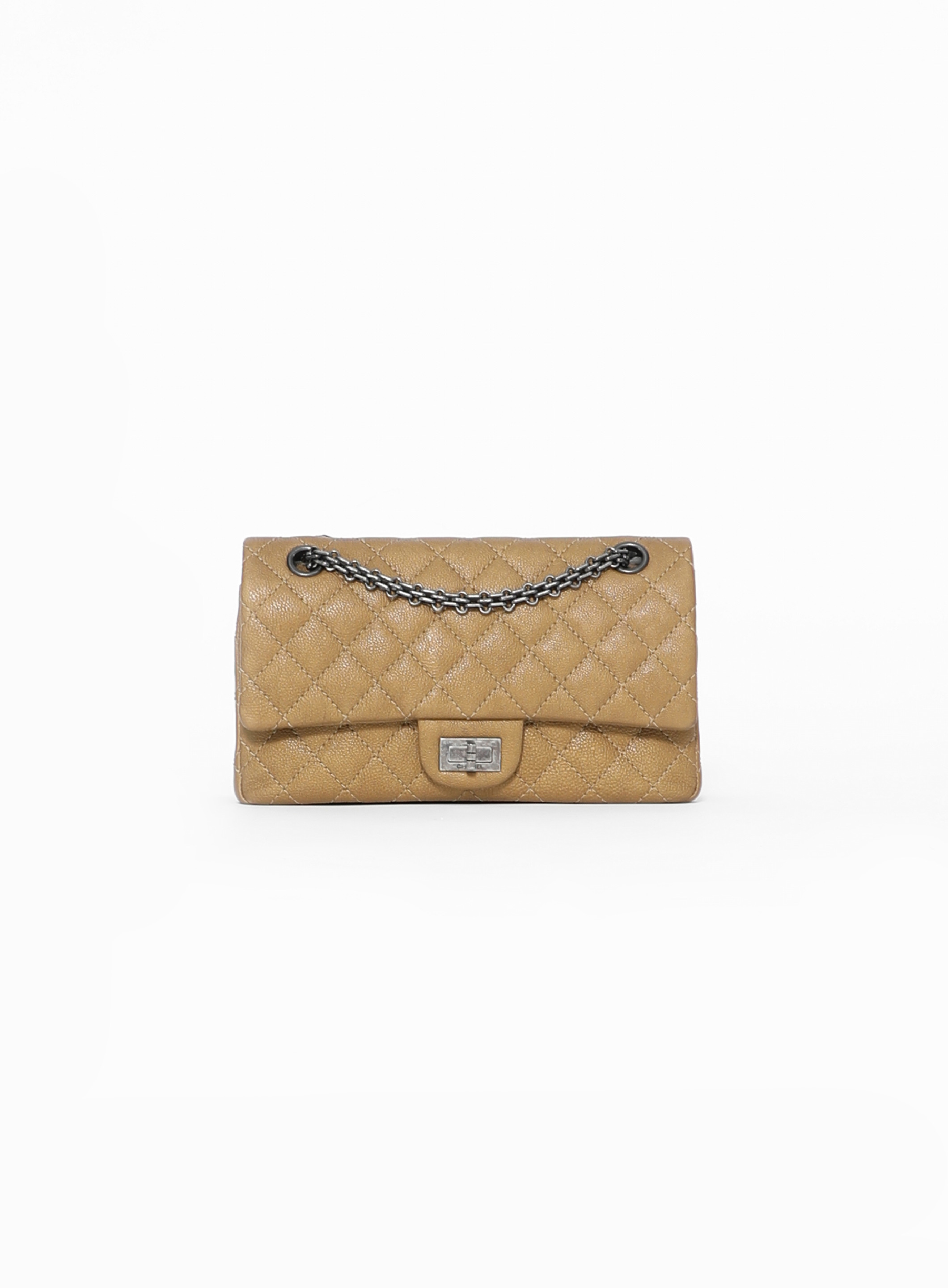 Handbag Mini Chanel Tasche Medium Bronze Gold Flap