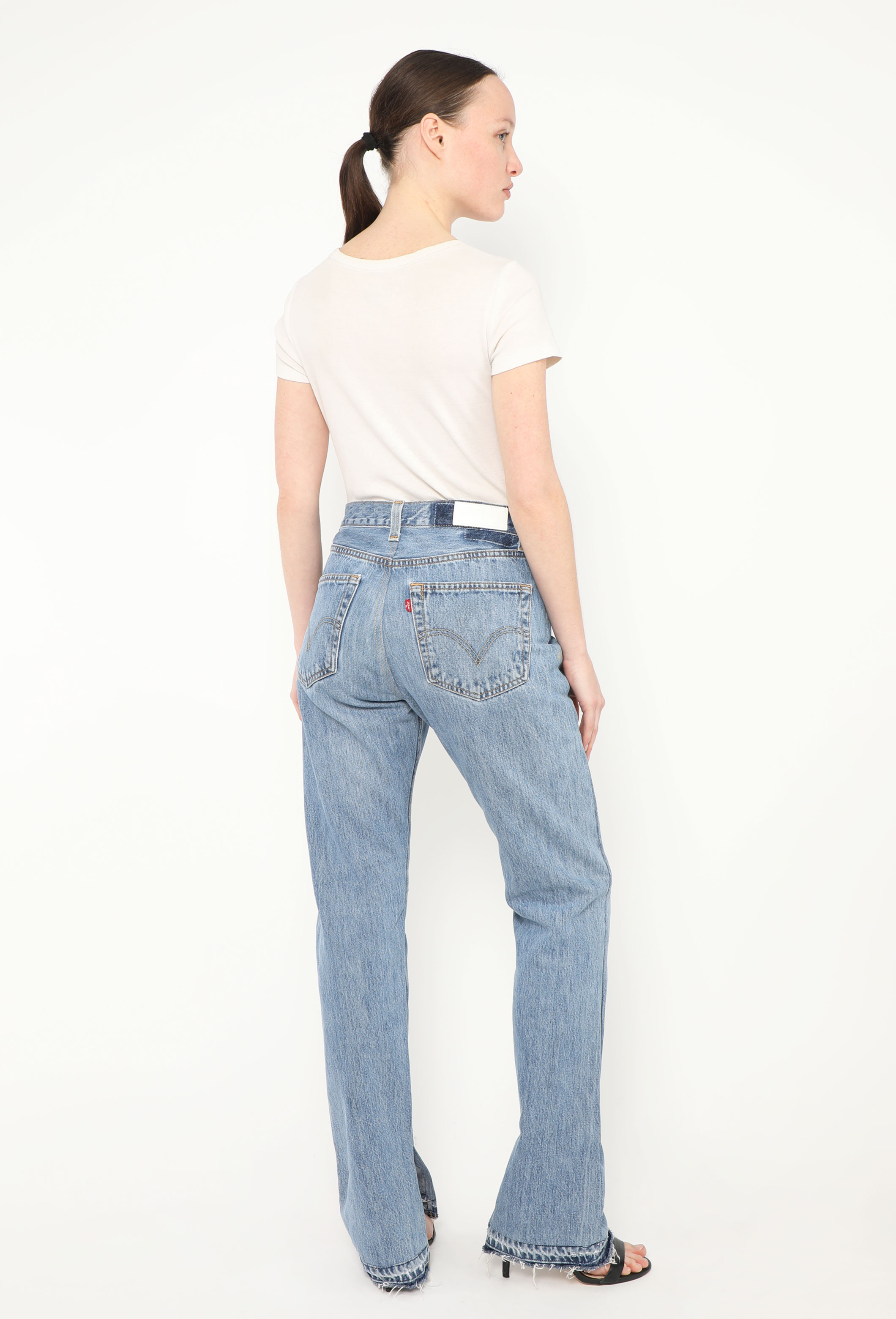 x Re/Done Distressed Slit Jeans - Levi's | Authentic