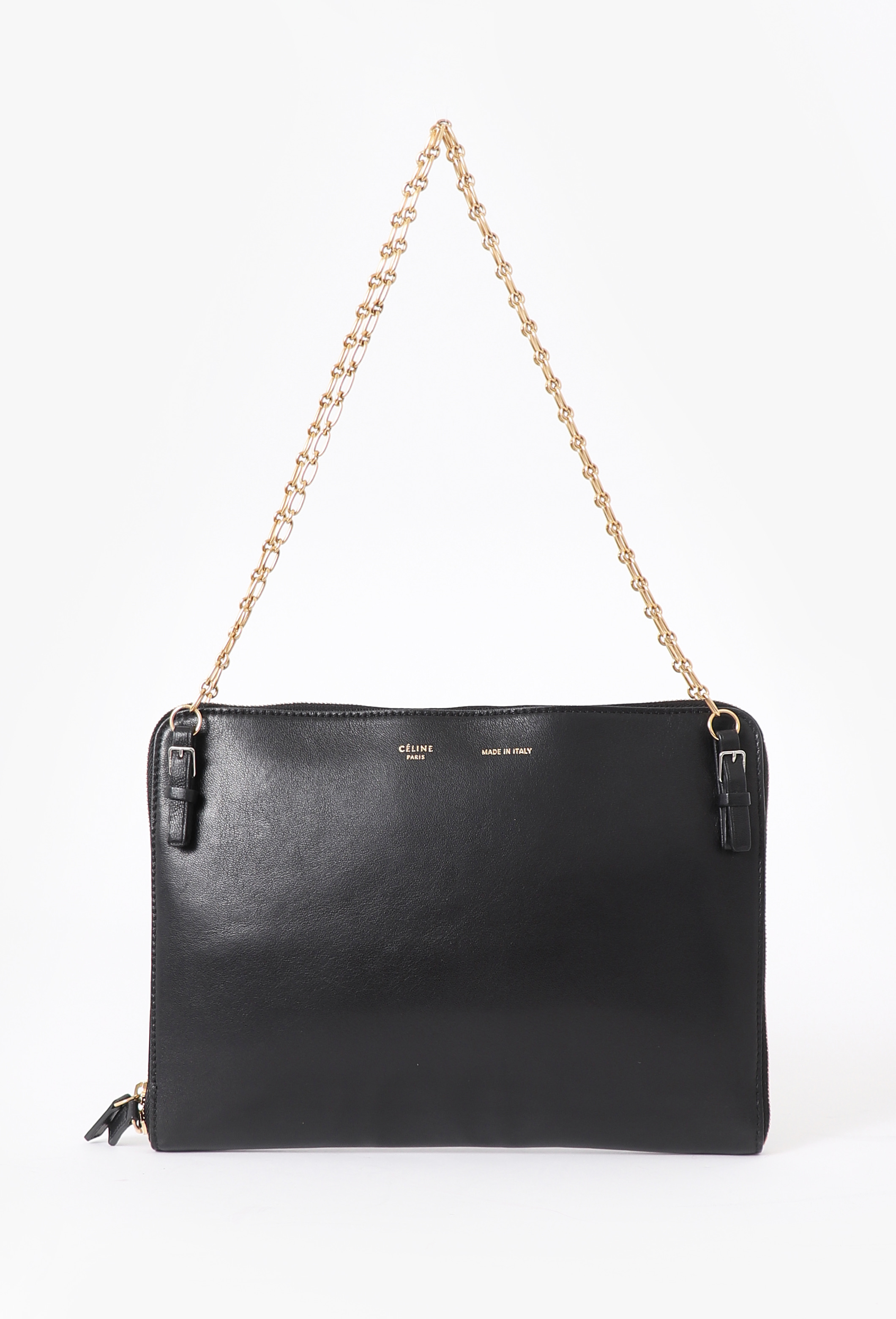Black Zip Around Shoulder Bag - Céline | Authentic & Vintage