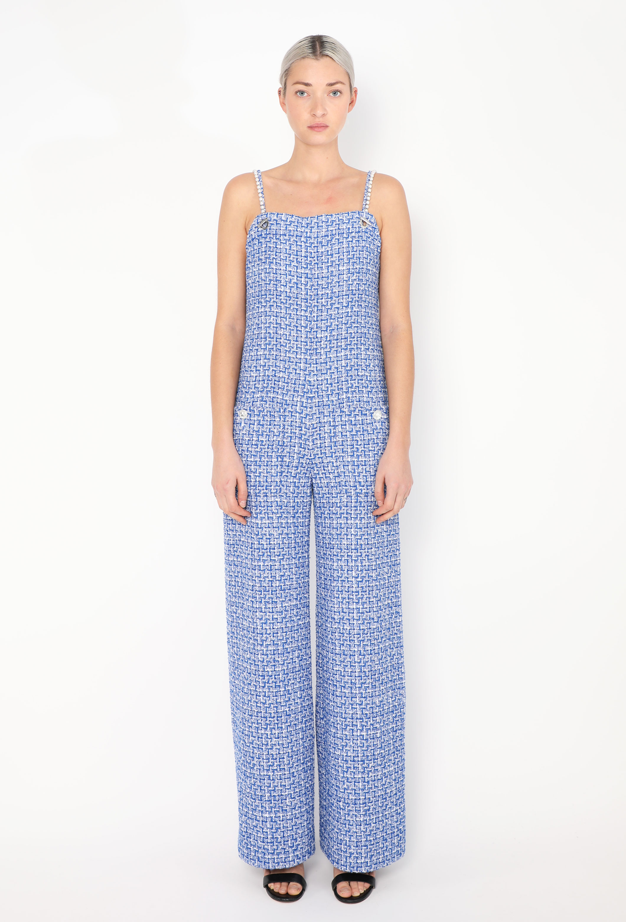 2023 Tweed Pearl 'CC' Jumpsuit | Authentic & Vintage | ReSee